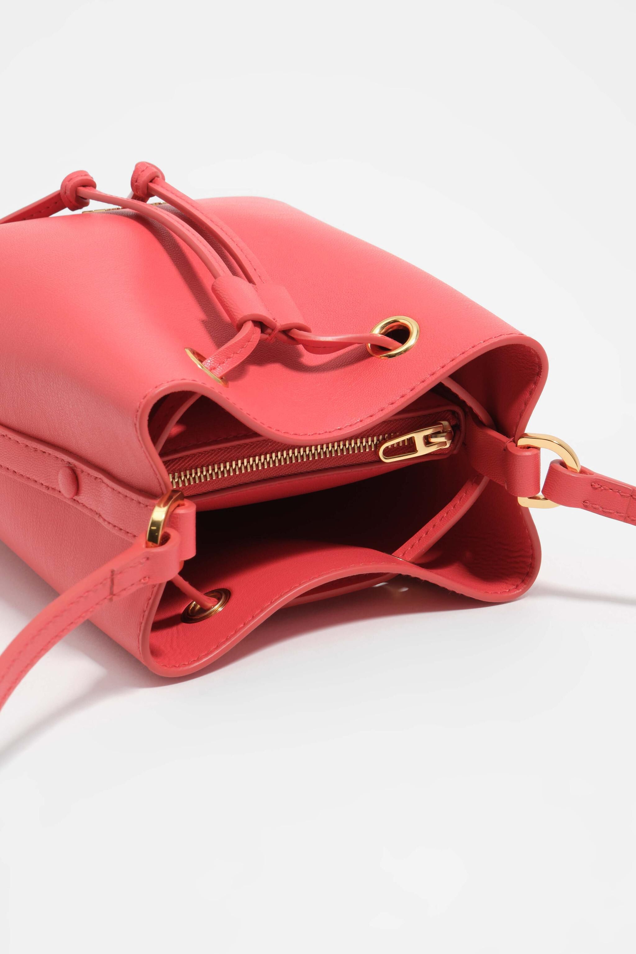 Bolso Chihuahua de cuero rojo ladrillo mediano