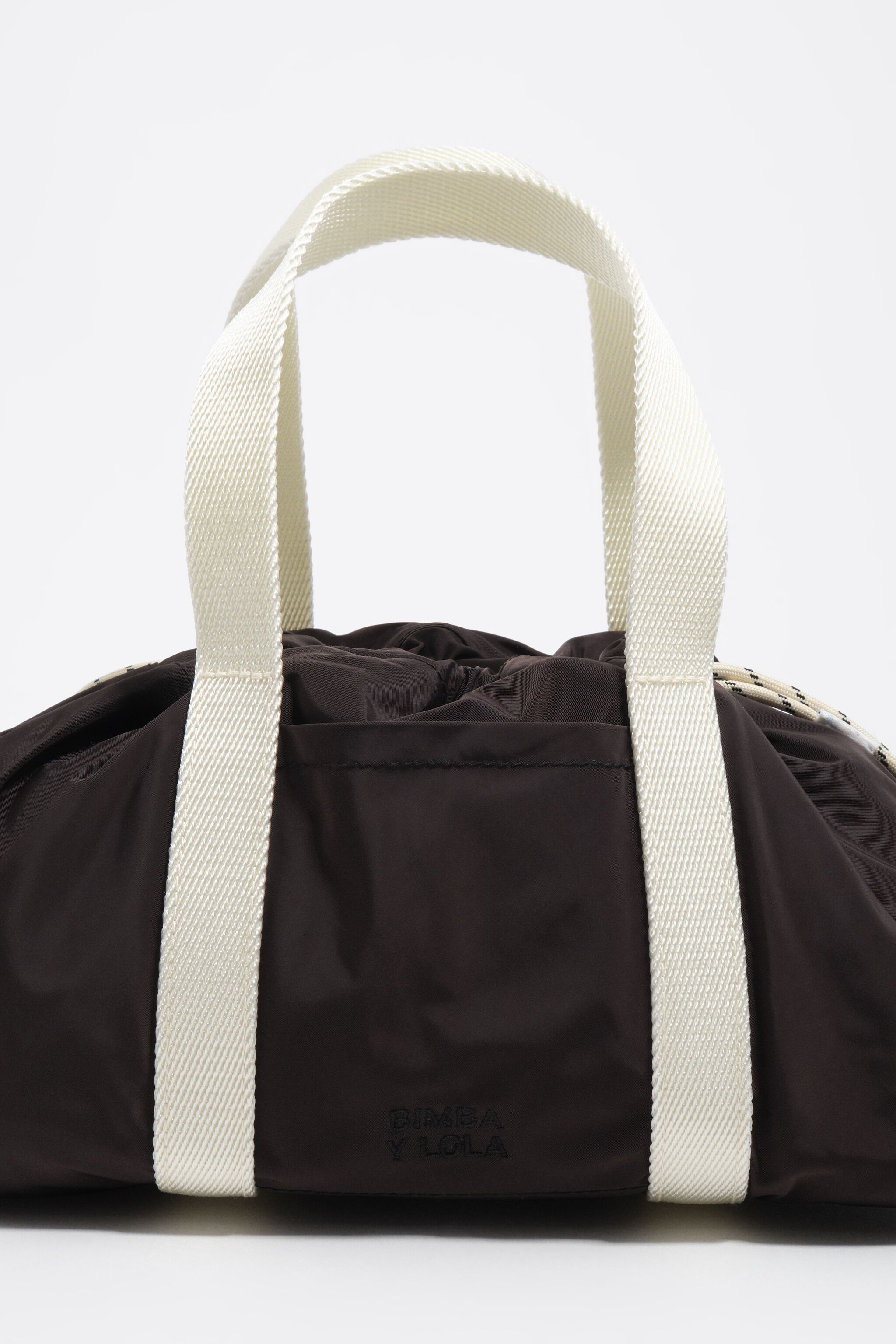 Bolso mini de nailon negro