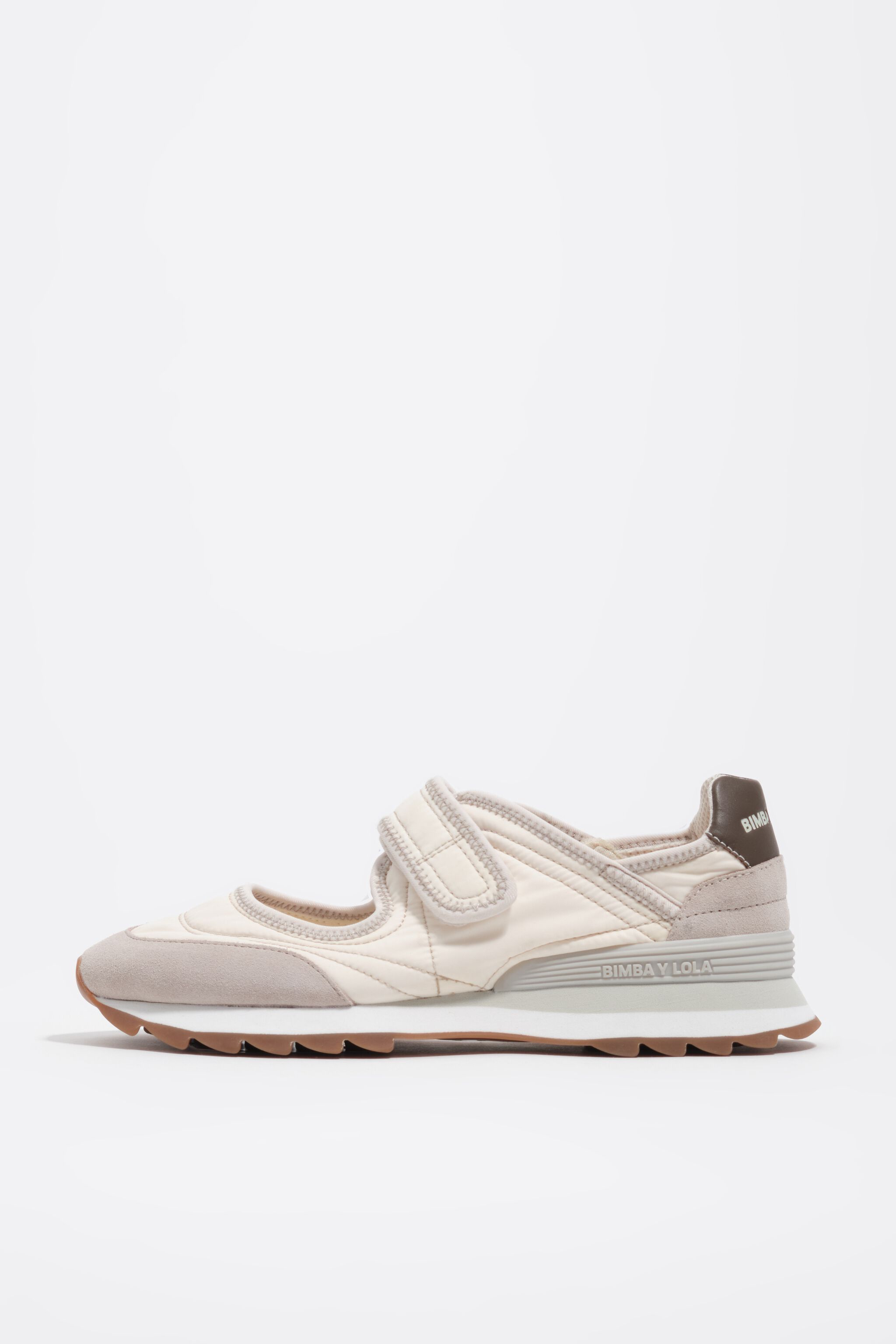 Ballerina deportiva de nailon blanco 13 08