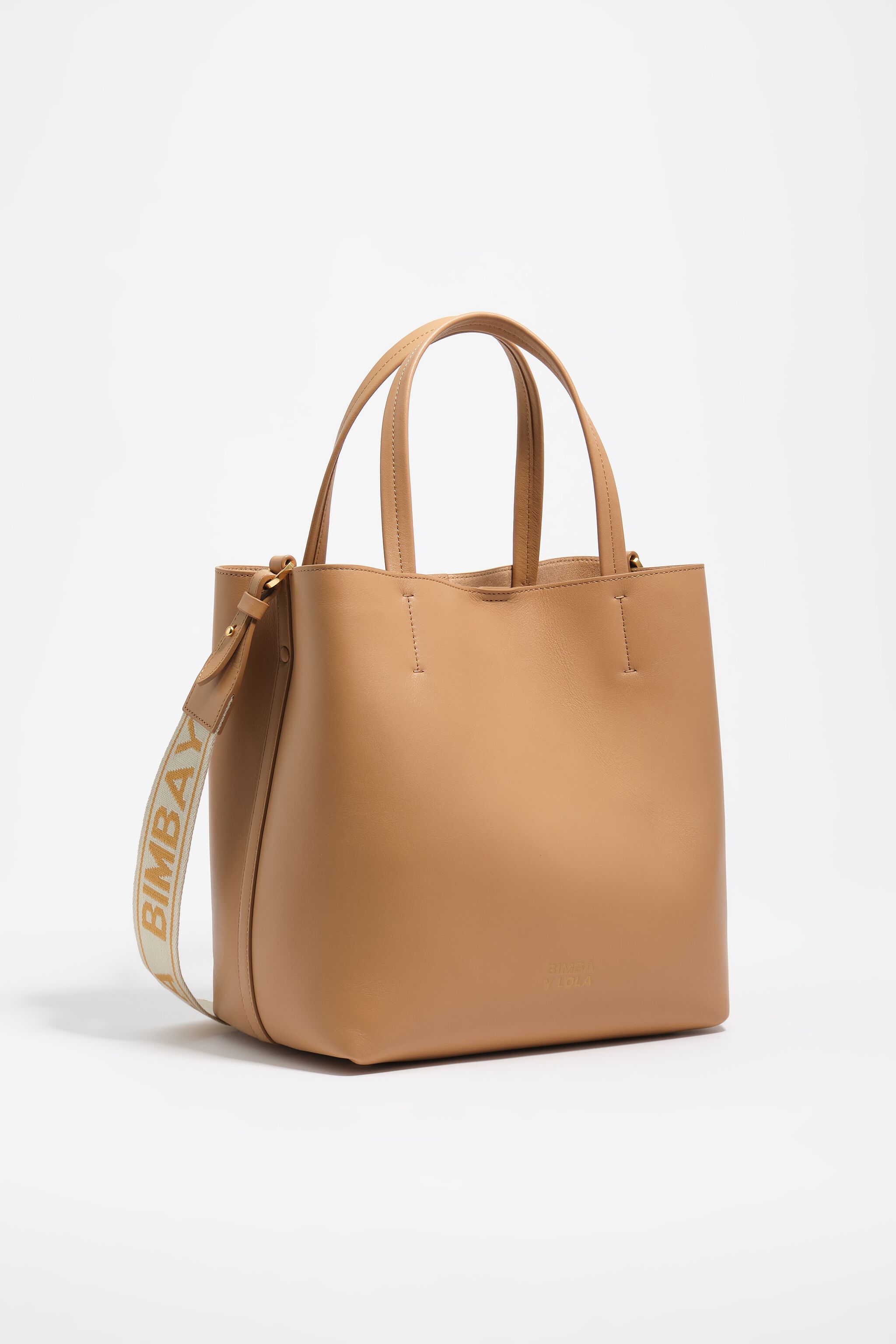 Bolso Chihuahua de cuero grande de avellana