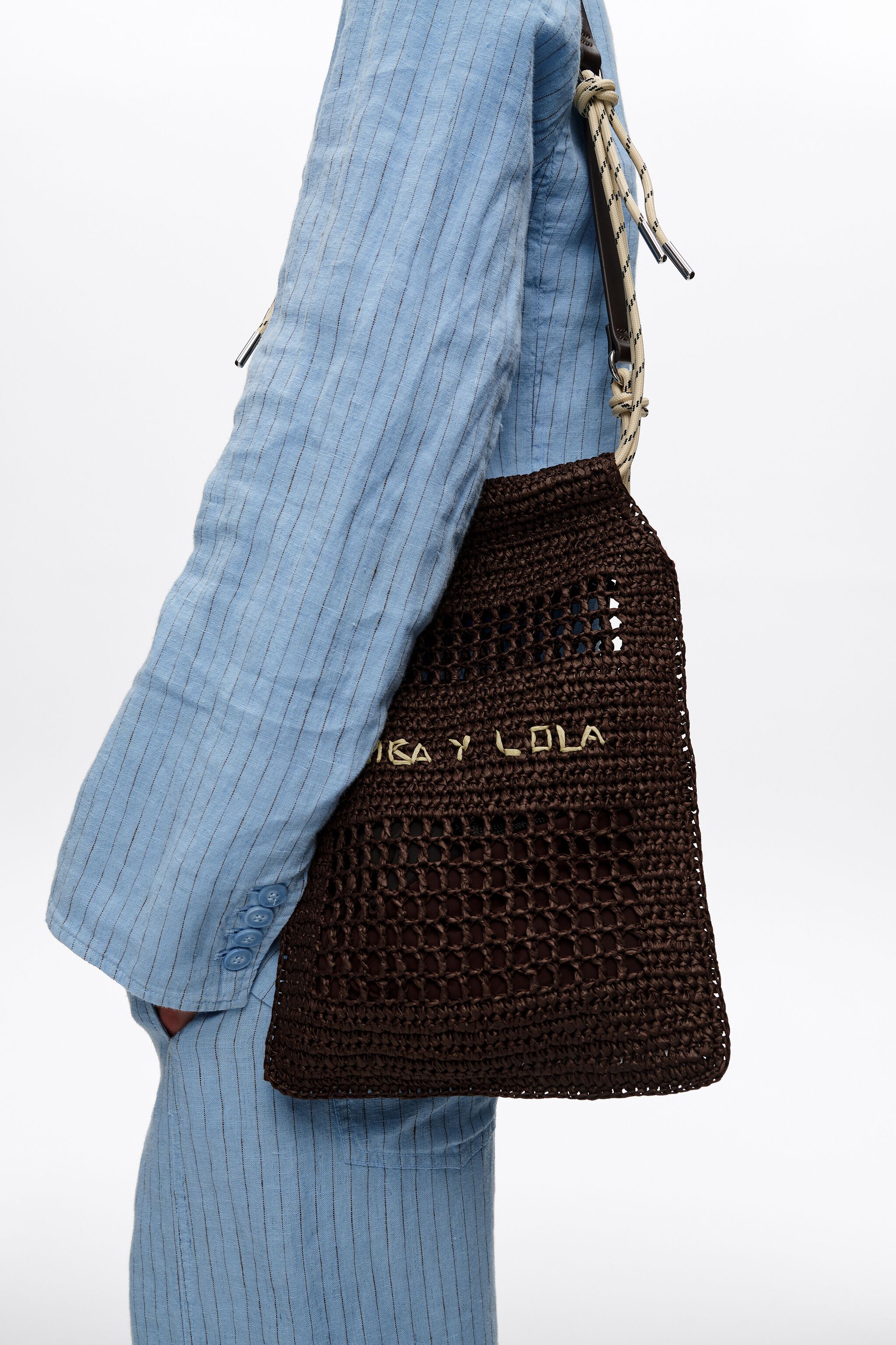 Bolso de hombro de papel pequeño