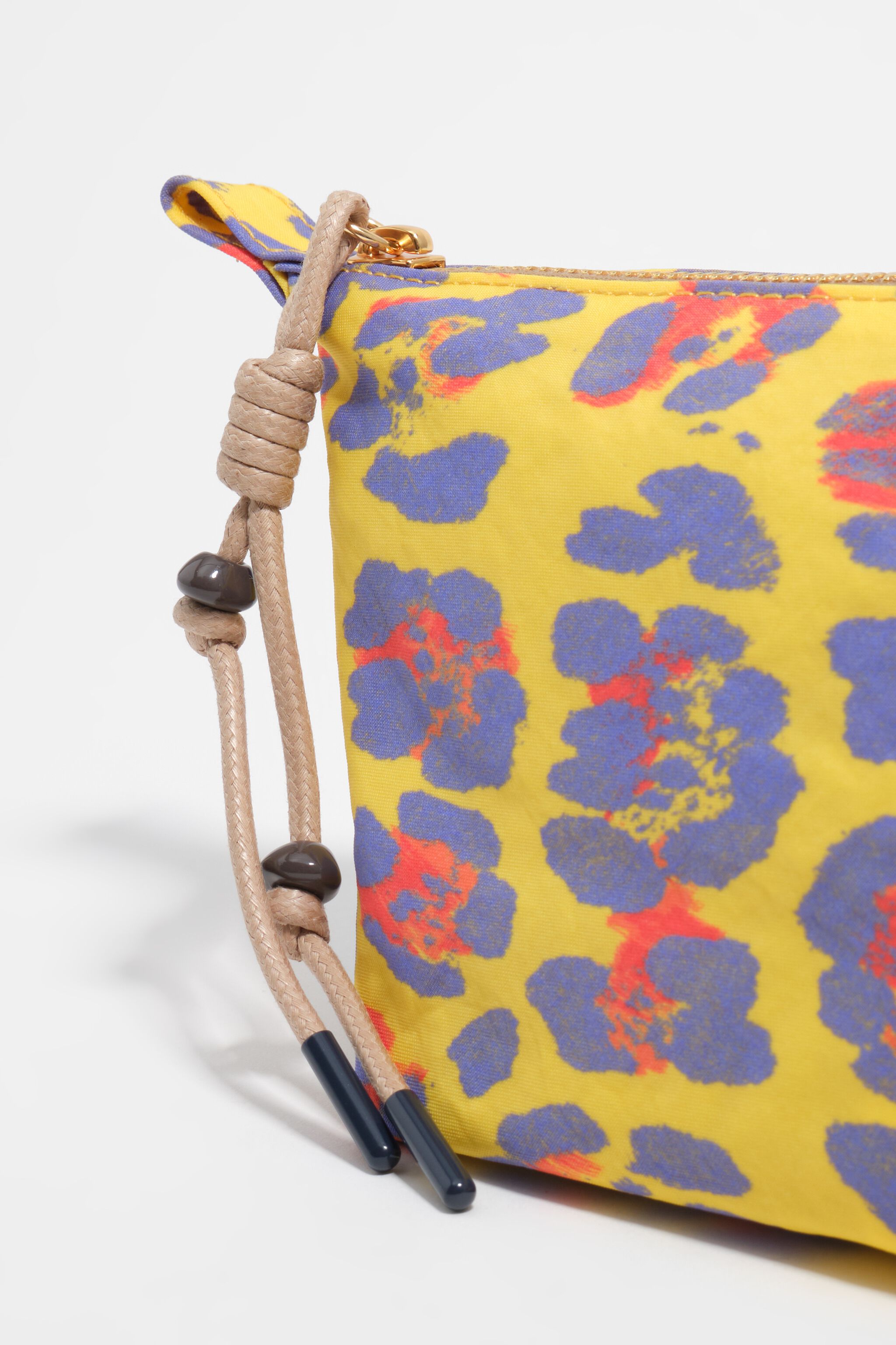 Estuche de maquillaje Trapecio amarillo intenso
