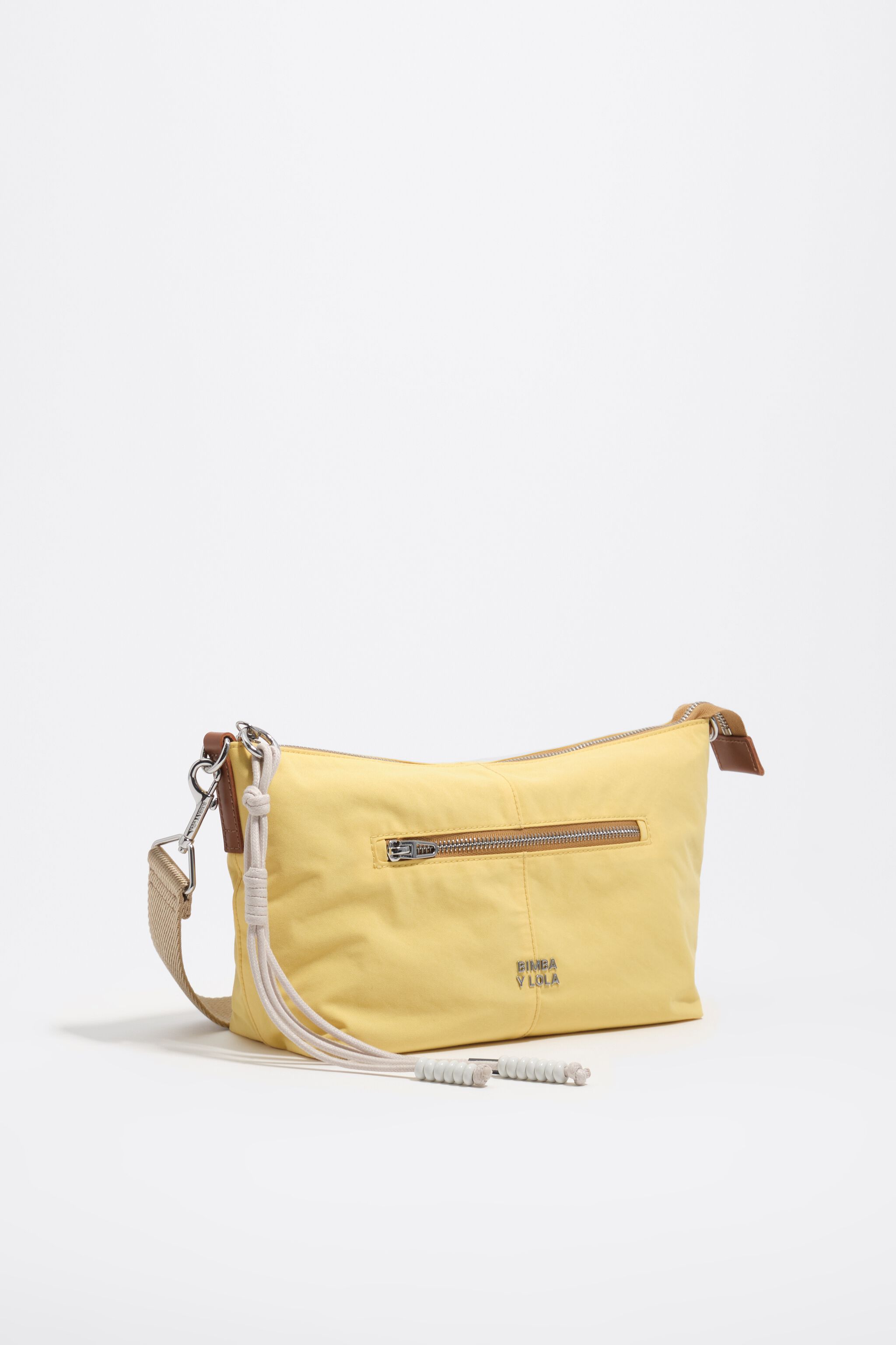Bolso Trapecio de nailon con plátano pequeño