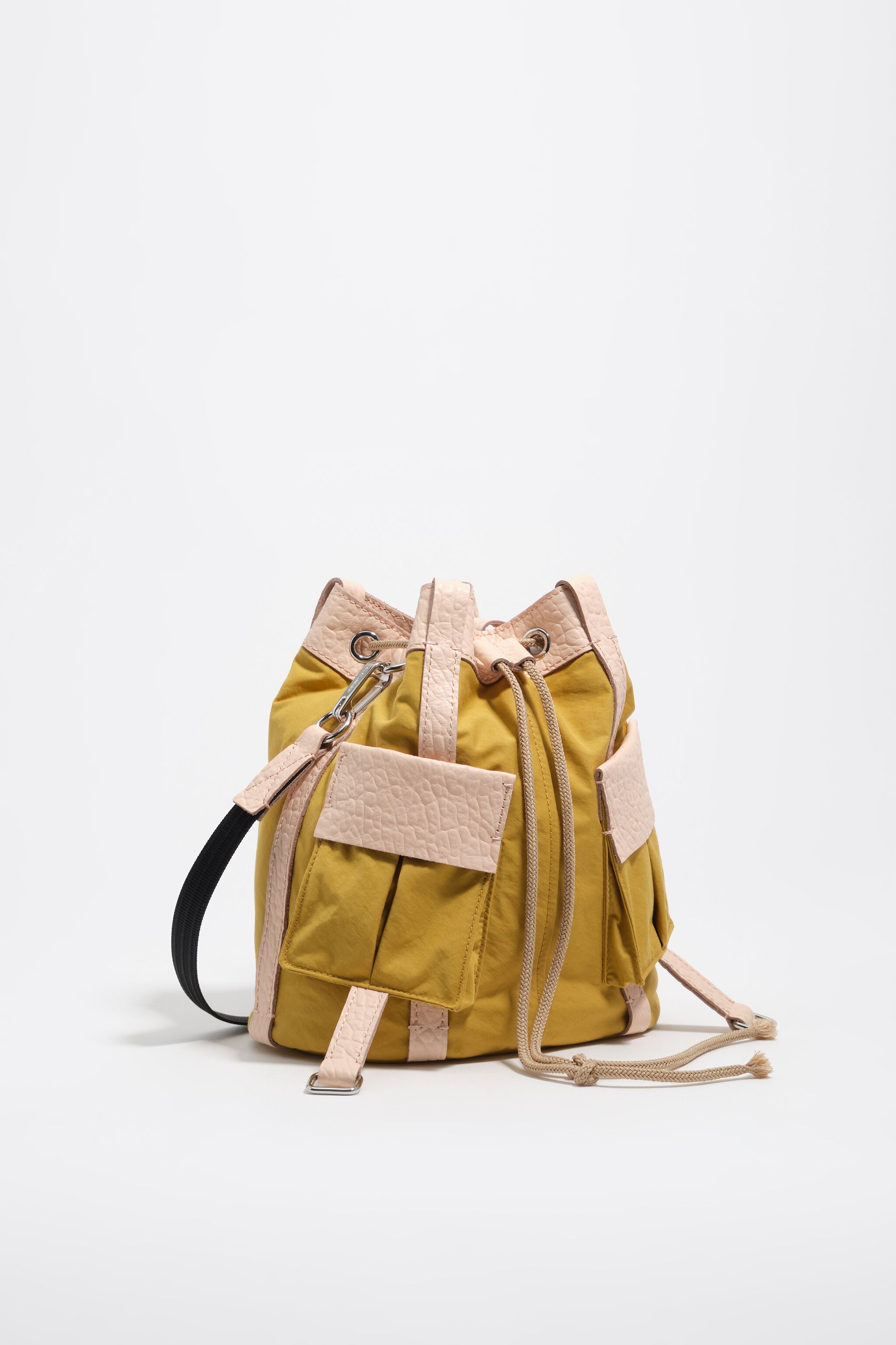 Bolso tipo cubo de algodón pequeño
