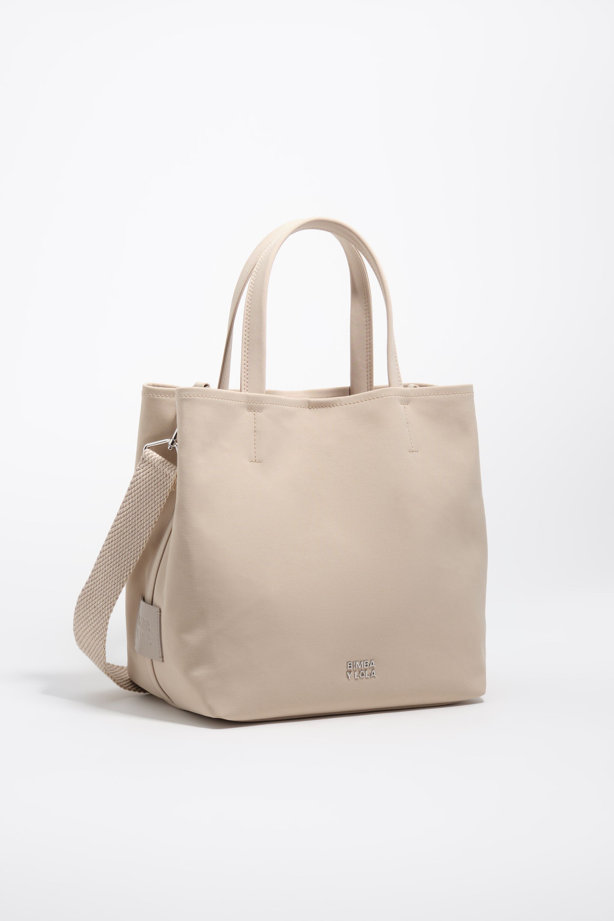 Bolso de tela arena grande para chihuahua