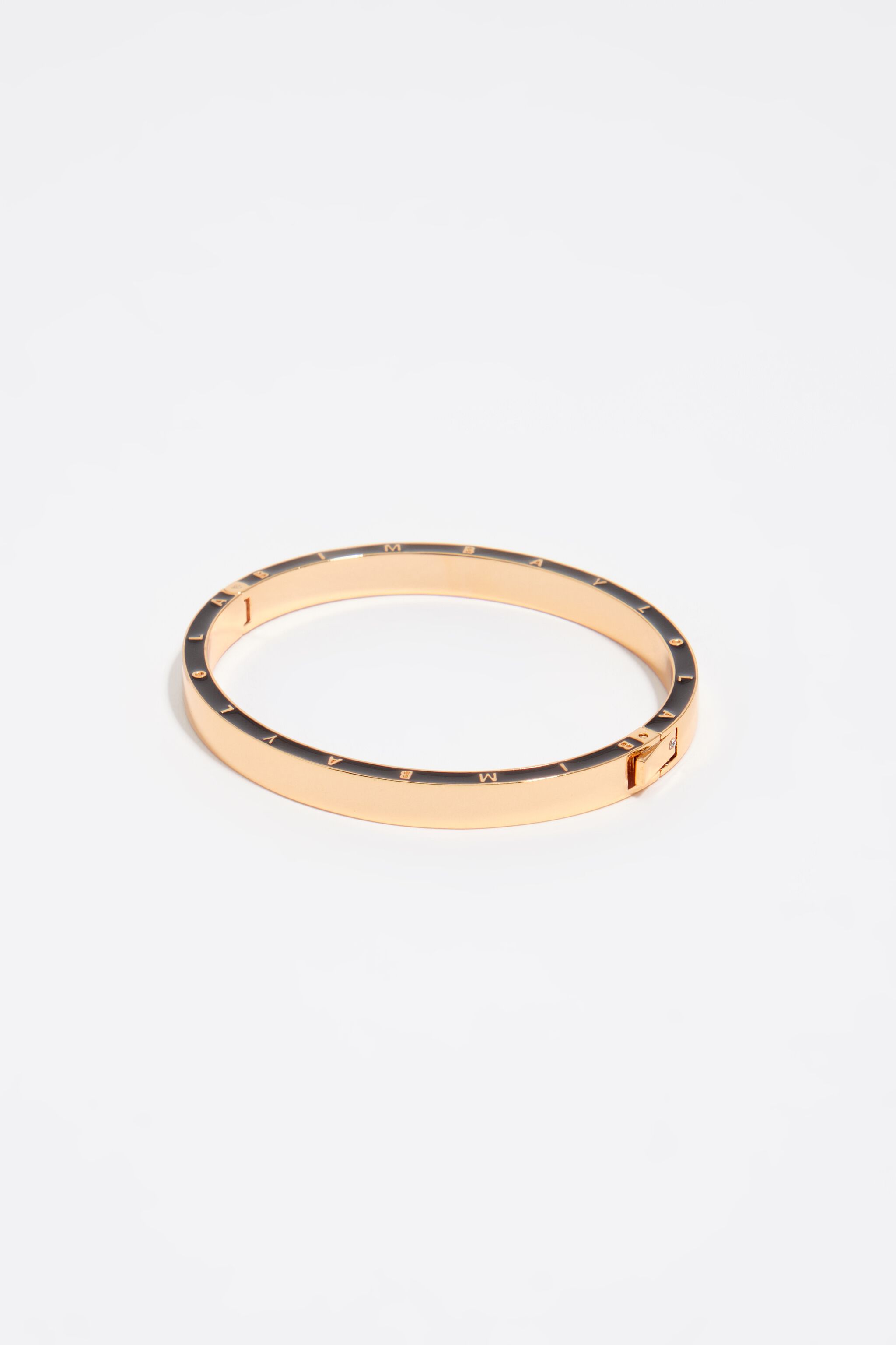 Pulsera con logotipo de bisagra marrón