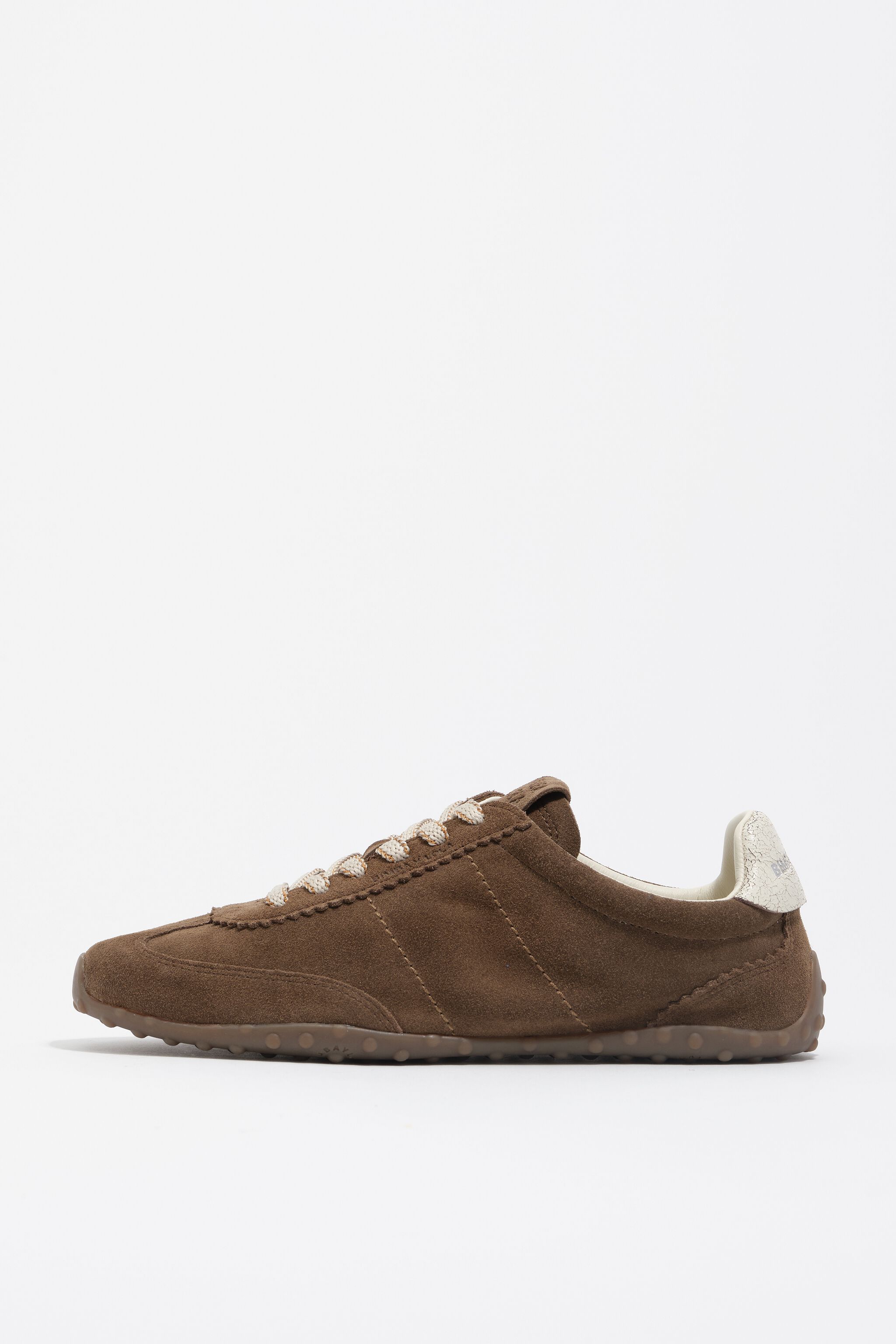 Zapatilla de ante taupe 13 29