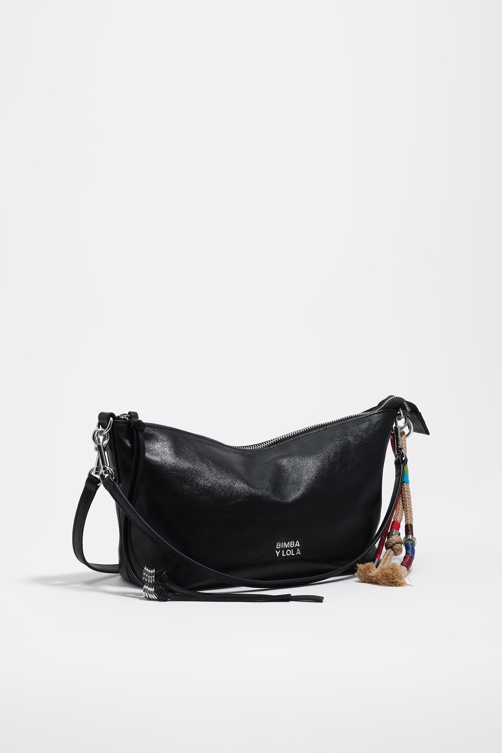 Bolso Trapecio negro mediano