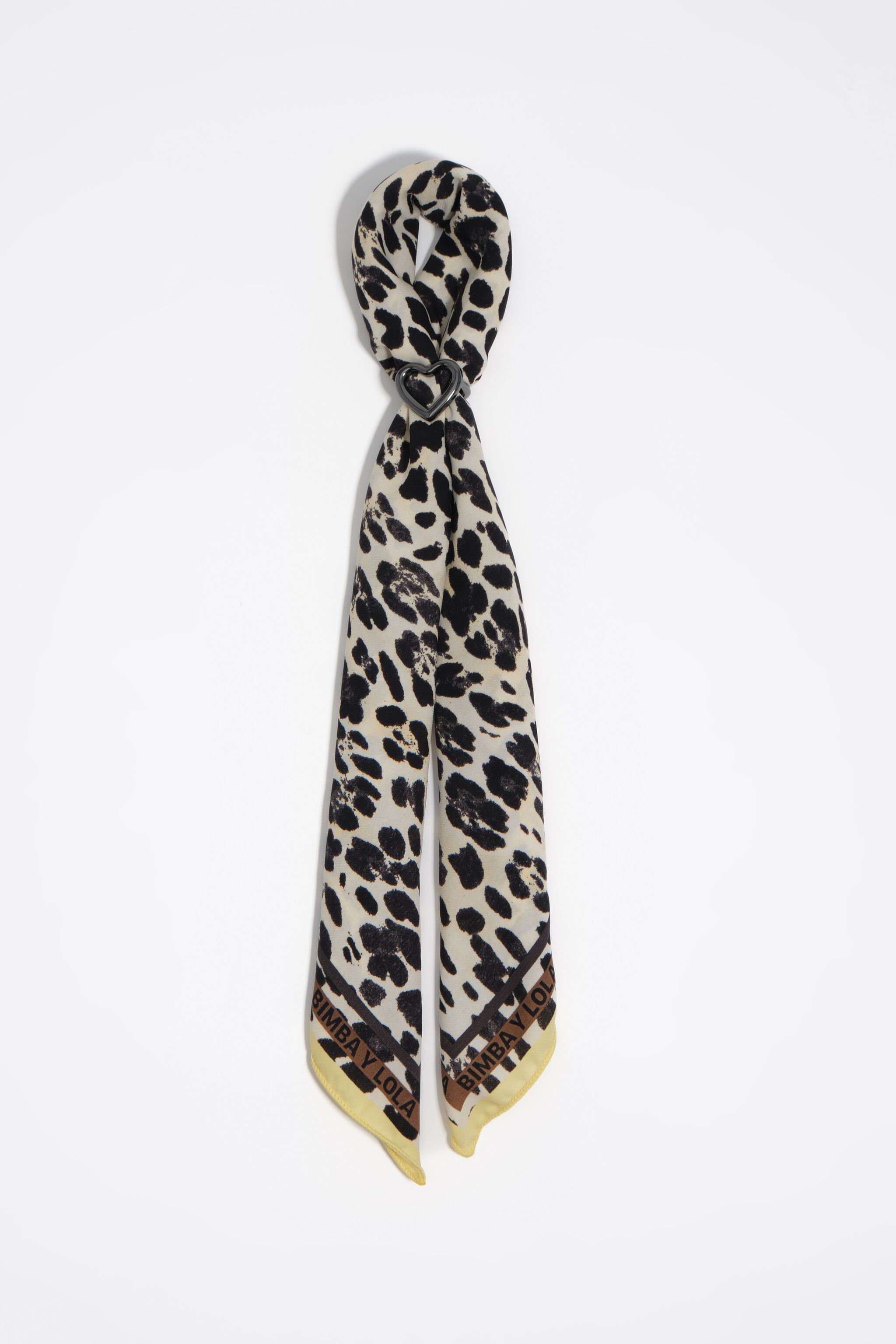 Colgante de bolsa con estampado de leopardo