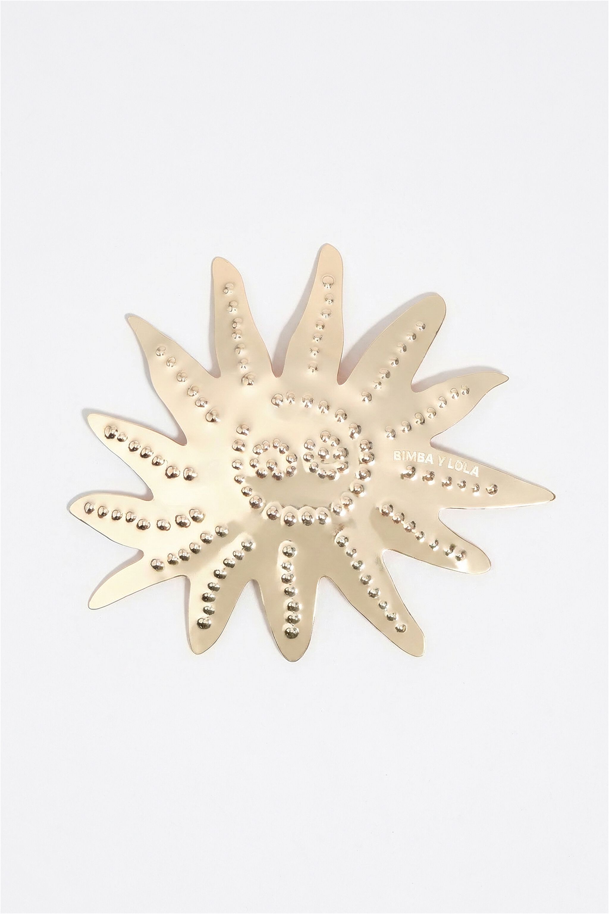 Pinza para el pelo de sol metálica