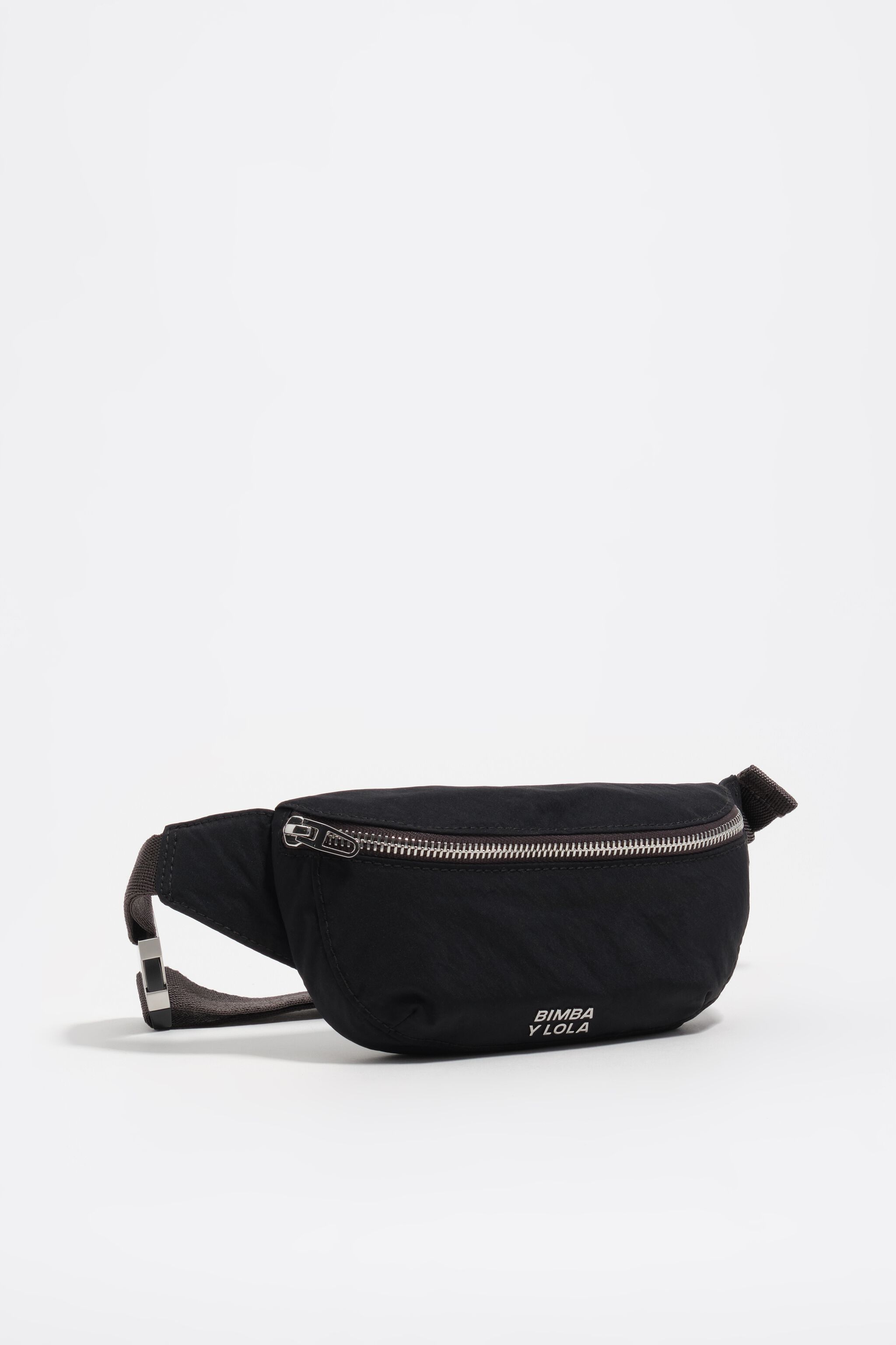 Bolso bandolera de nailon grafito