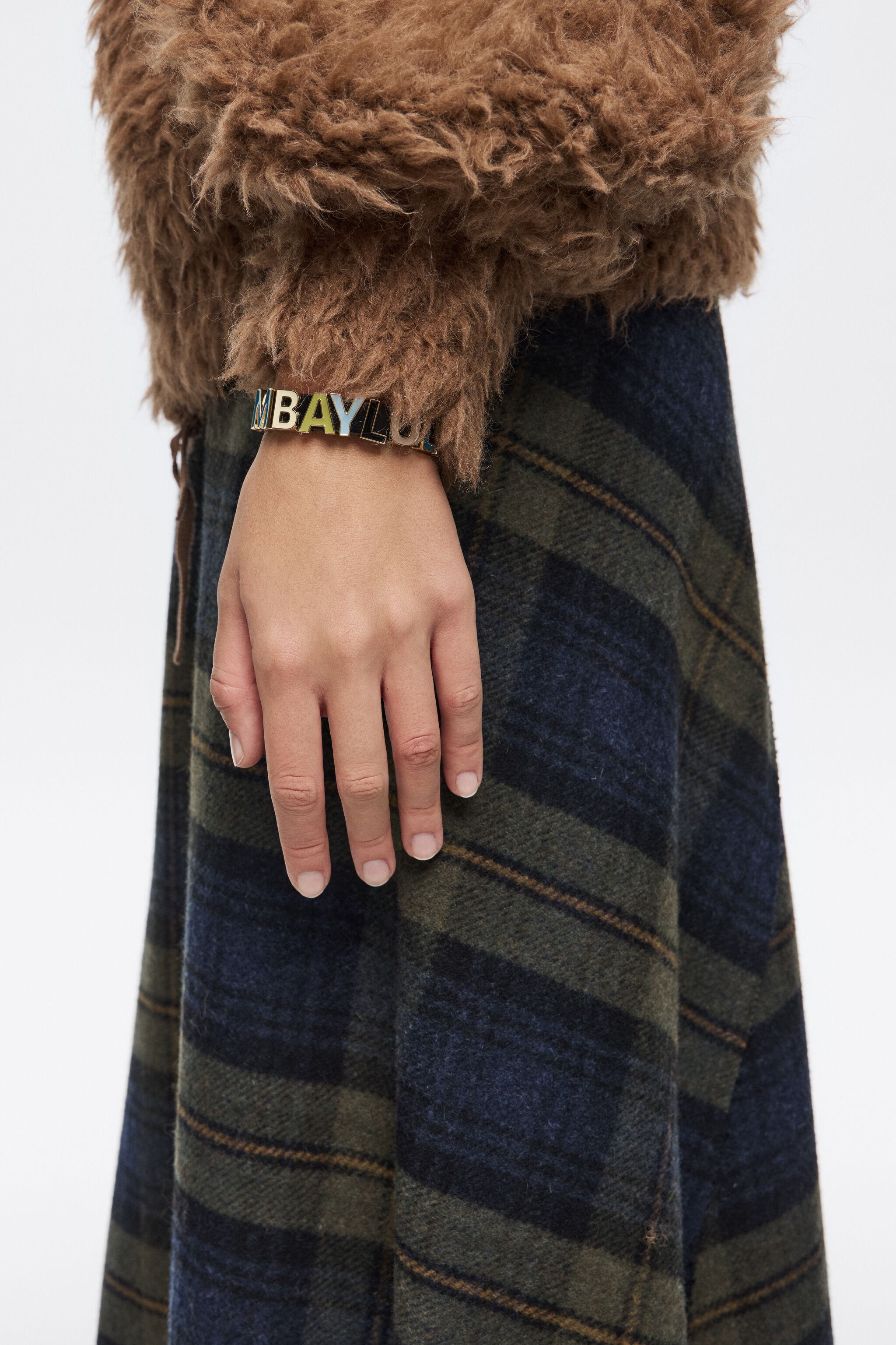 Pulsera de correa con logotipo multicolor