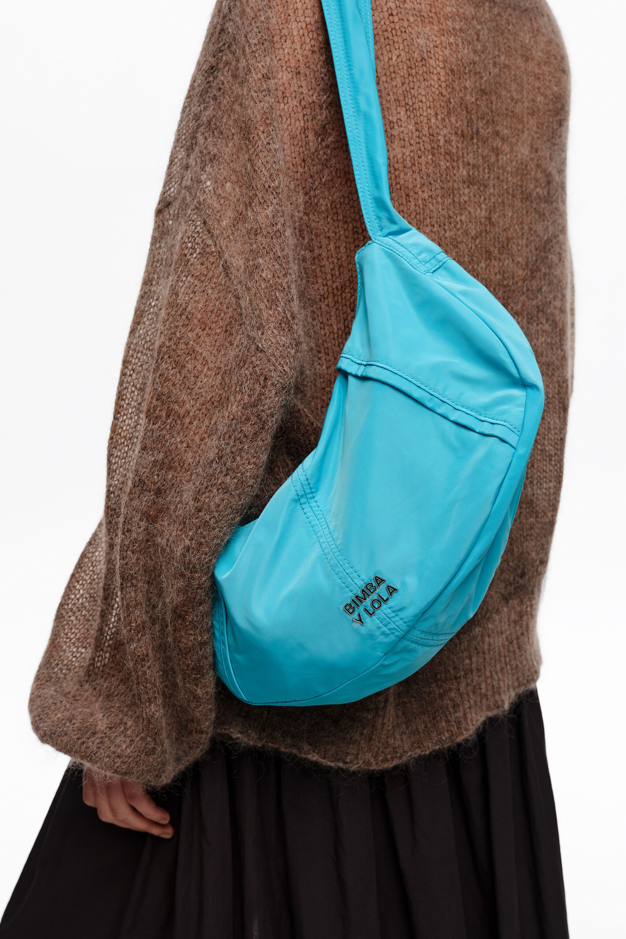 Bolso lunar mediano azul