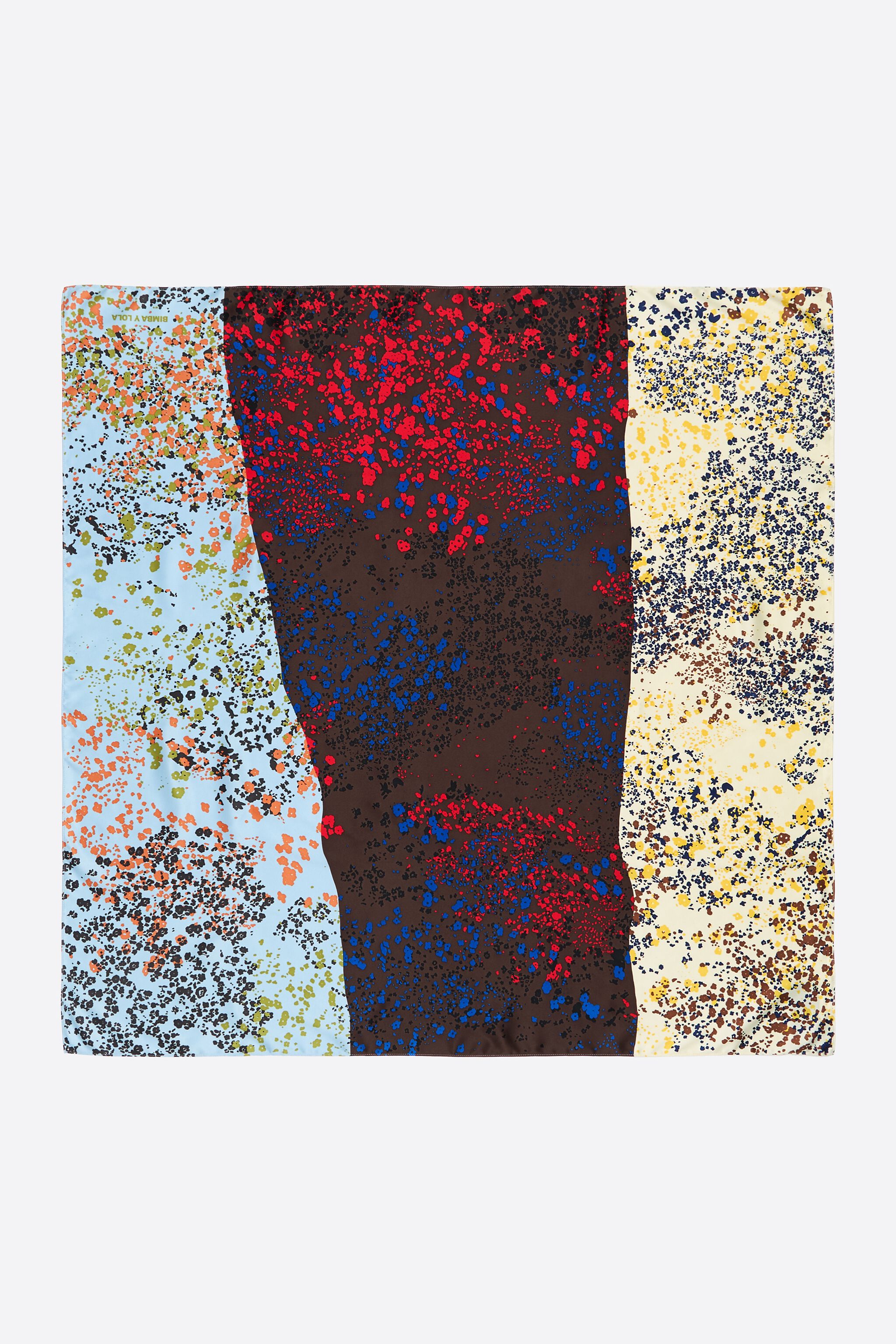 Pañuelo de patchwork floral
