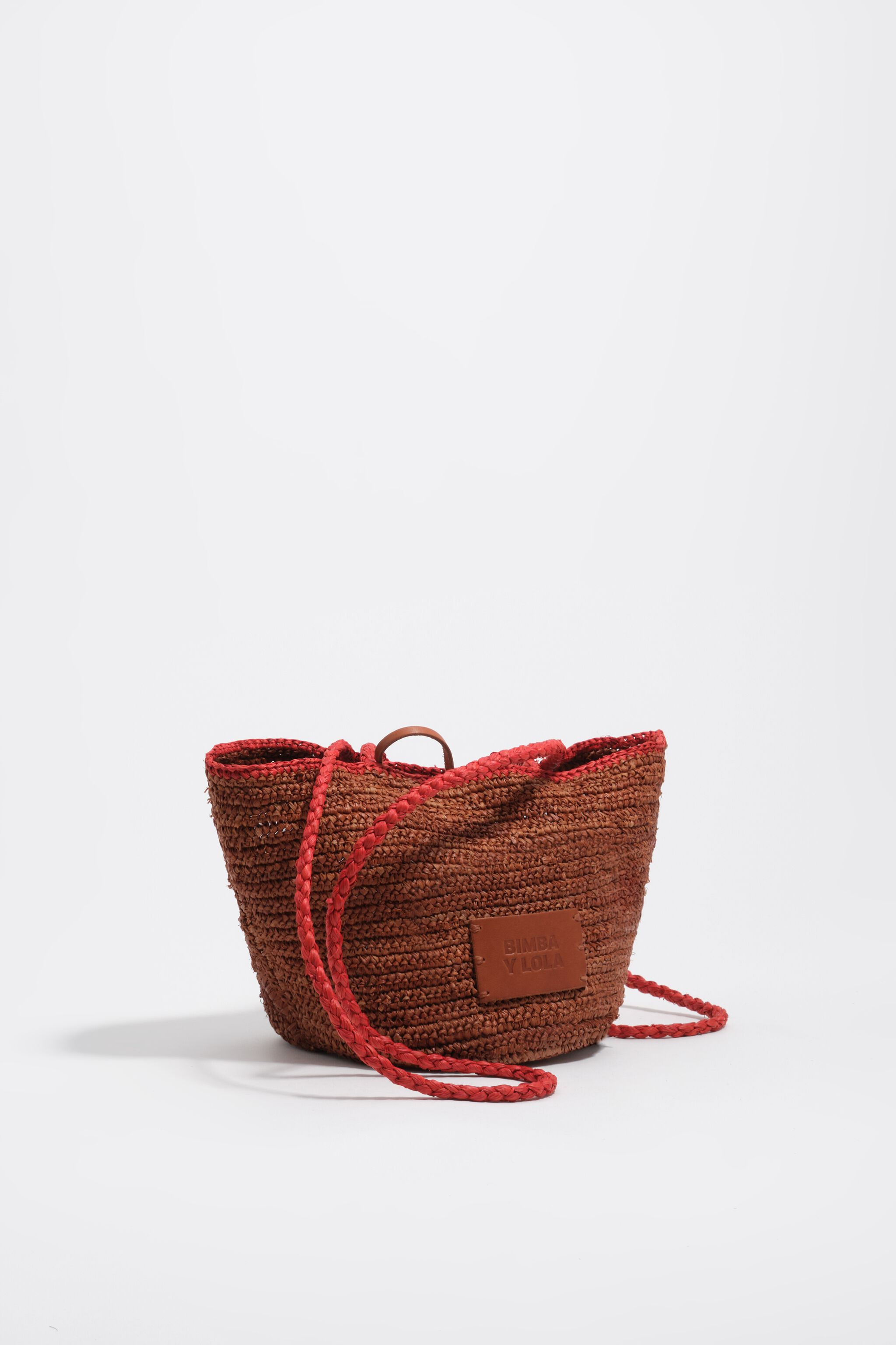 Bolso de mimbre de roble pequeño
