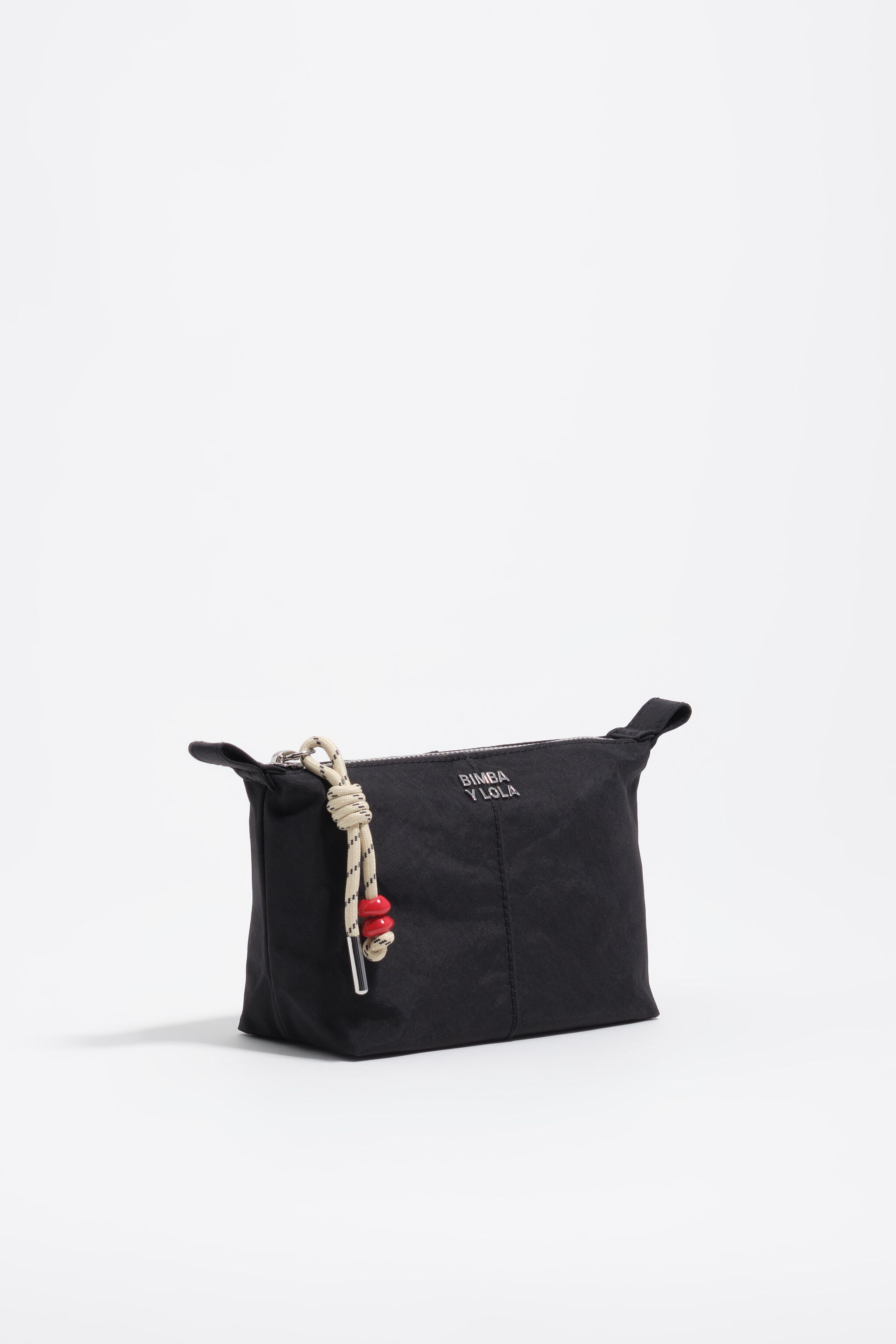 Estuche de maquillaje Trapecio de nailon grafito