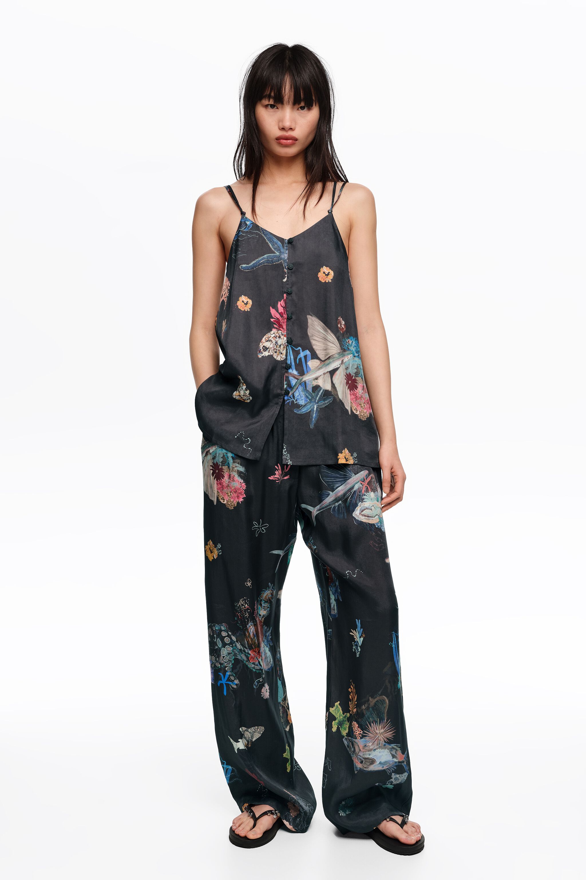 Pantalones jogger de carbón marino