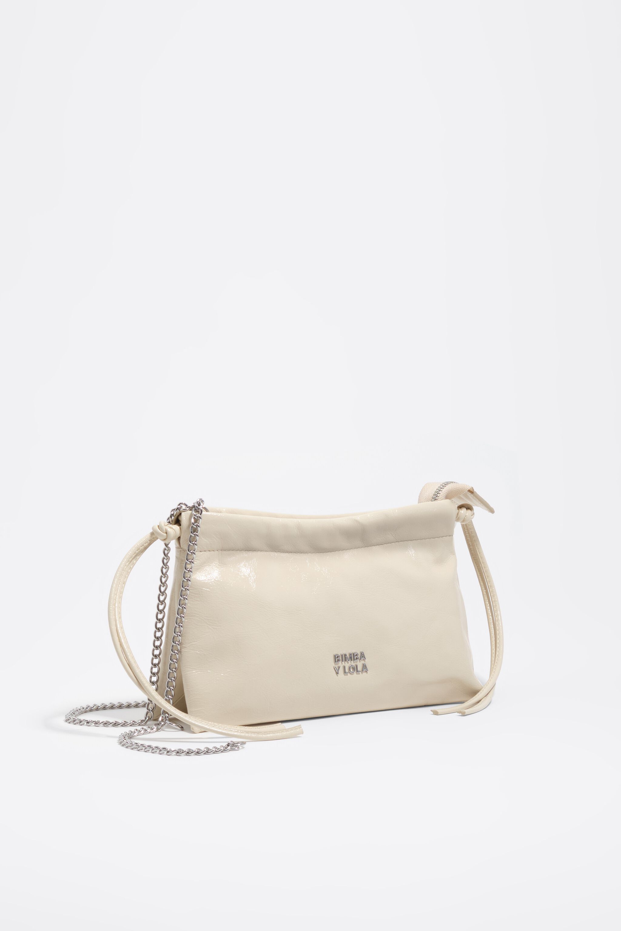 Bolso mini de cuero ivory
