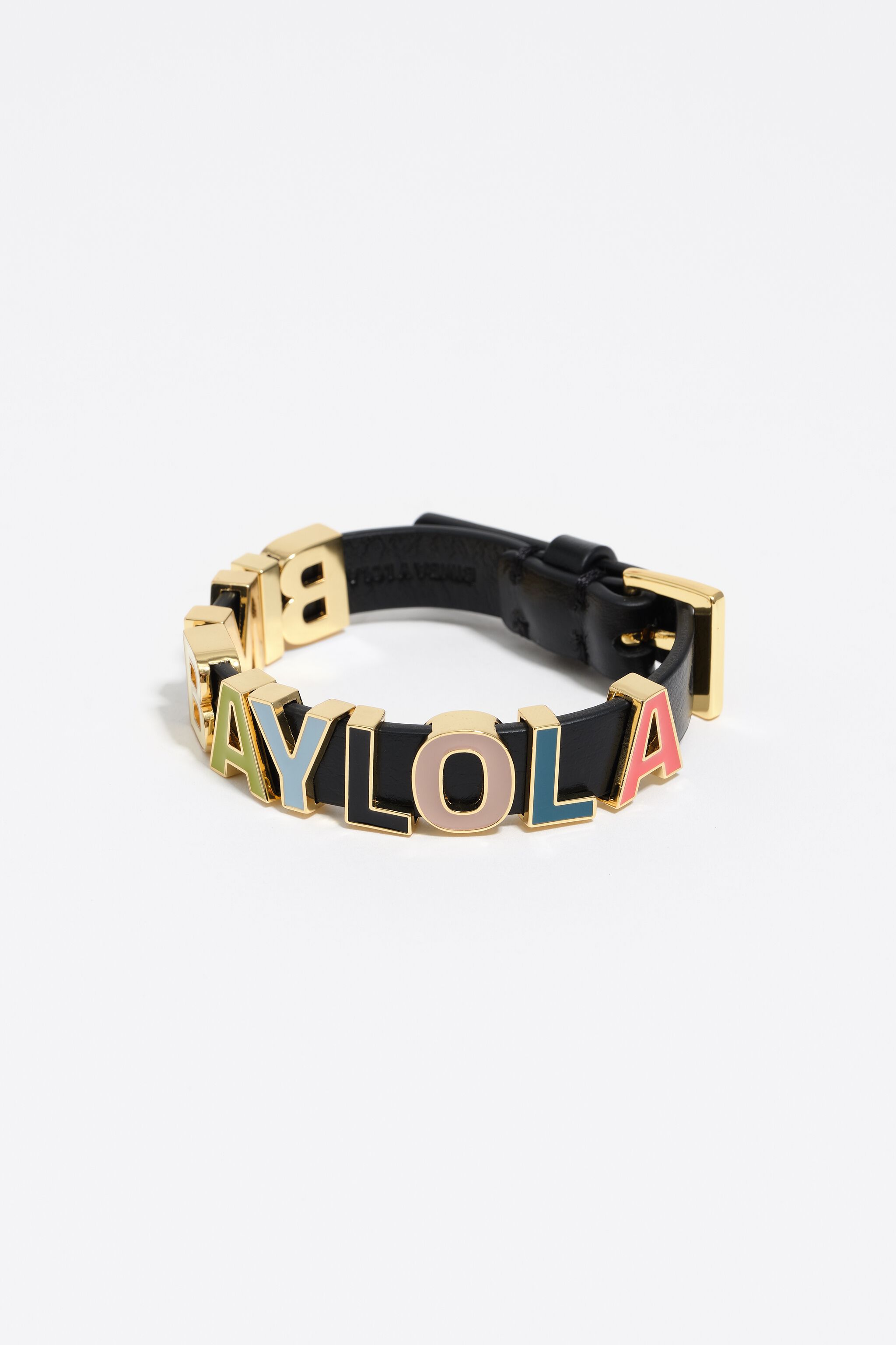 Pulsera de correa con logotipo multicolor