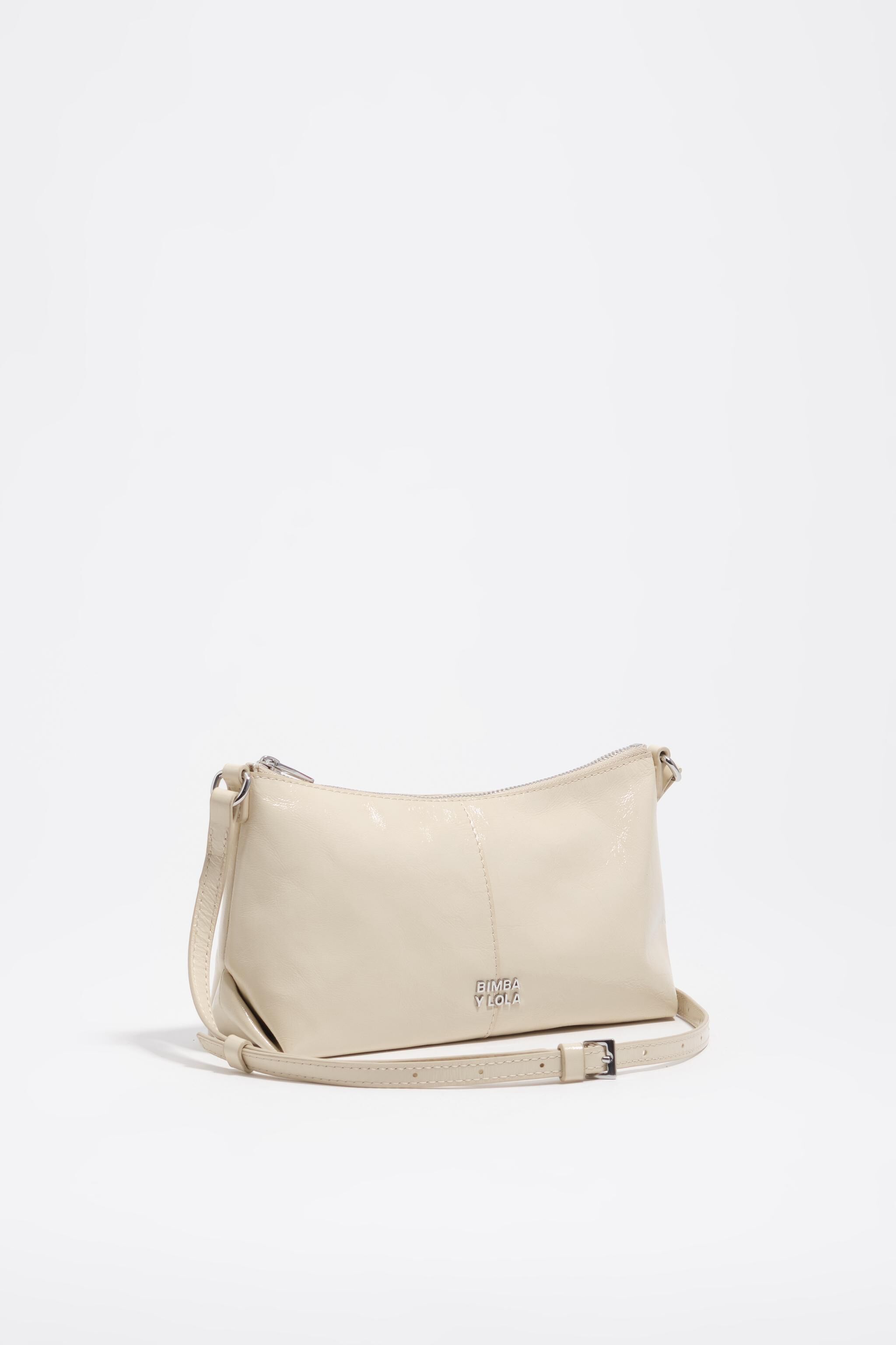 Bolso mini de cuero ivory