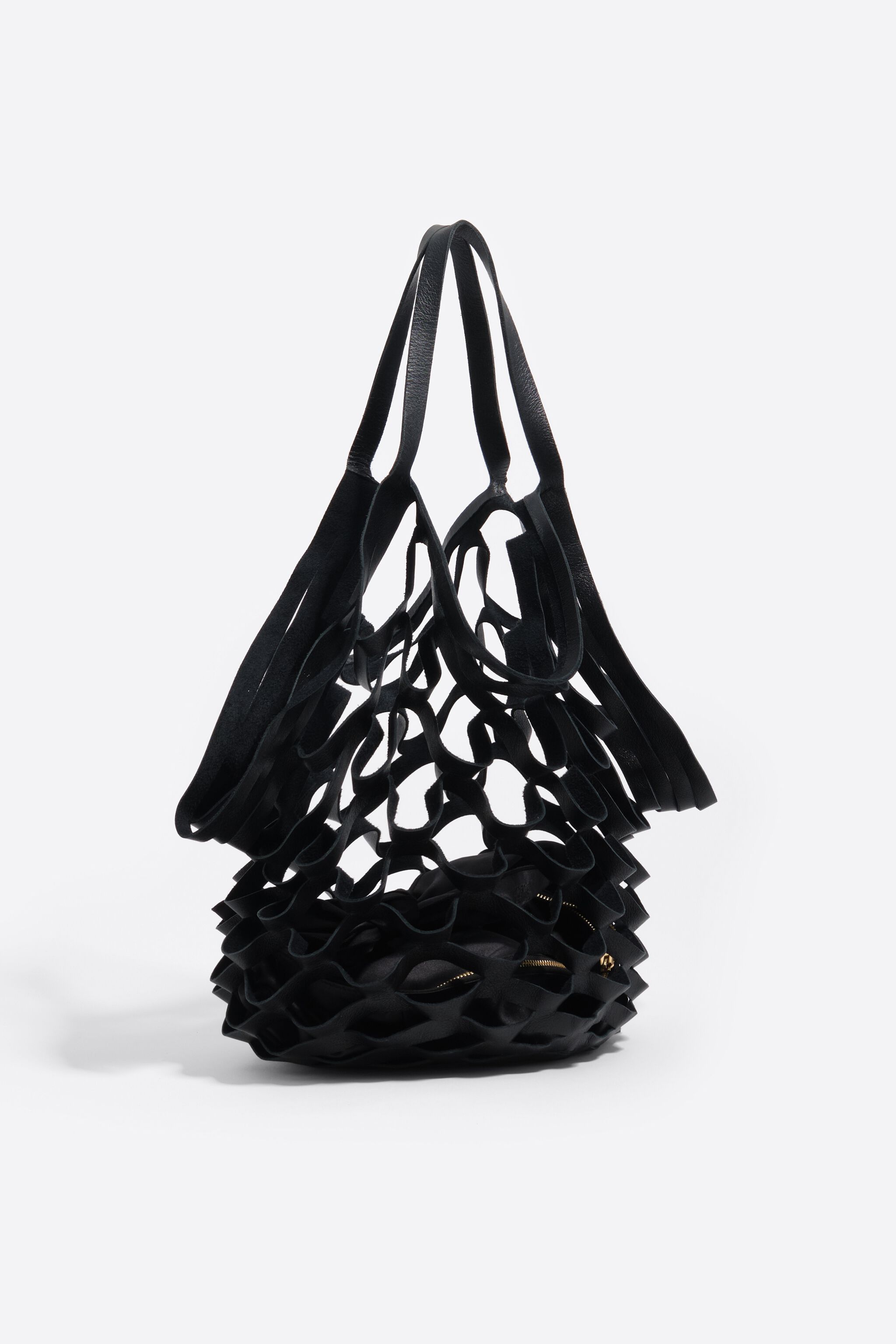 Bolso de cuero negro Cala