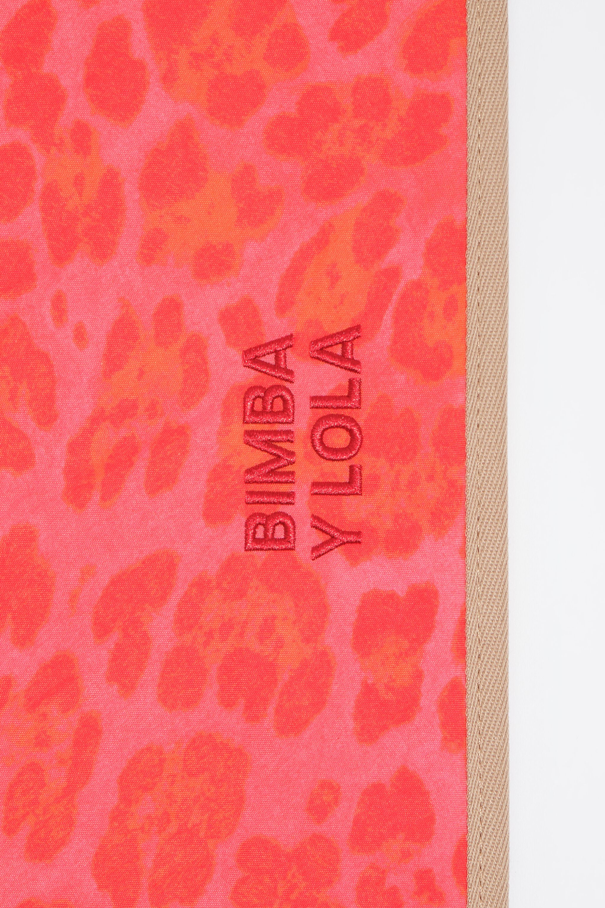 Funda para portátil de nailon con estampado de leopardo rosa