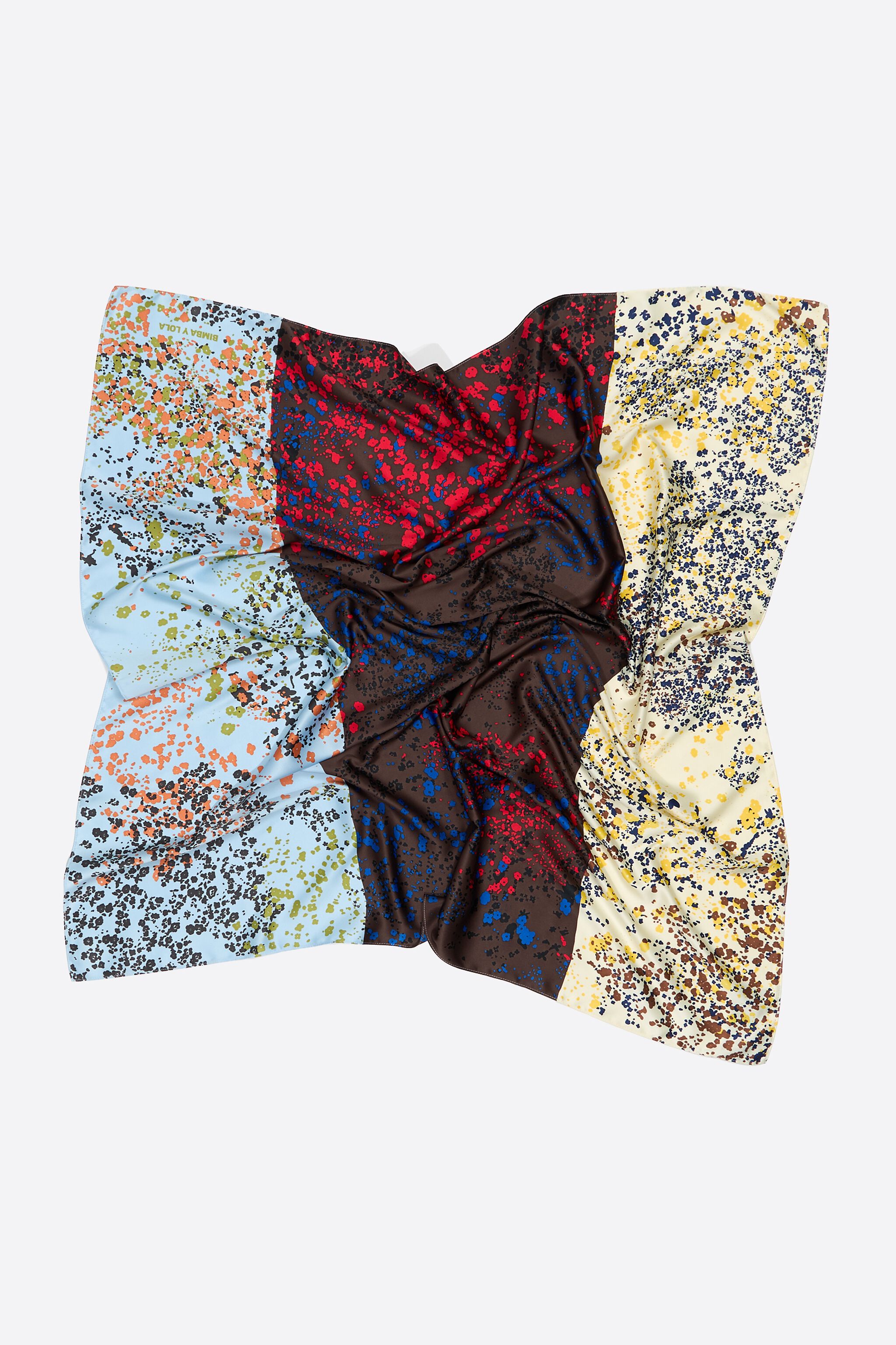 Pañuelo de patchwork floral