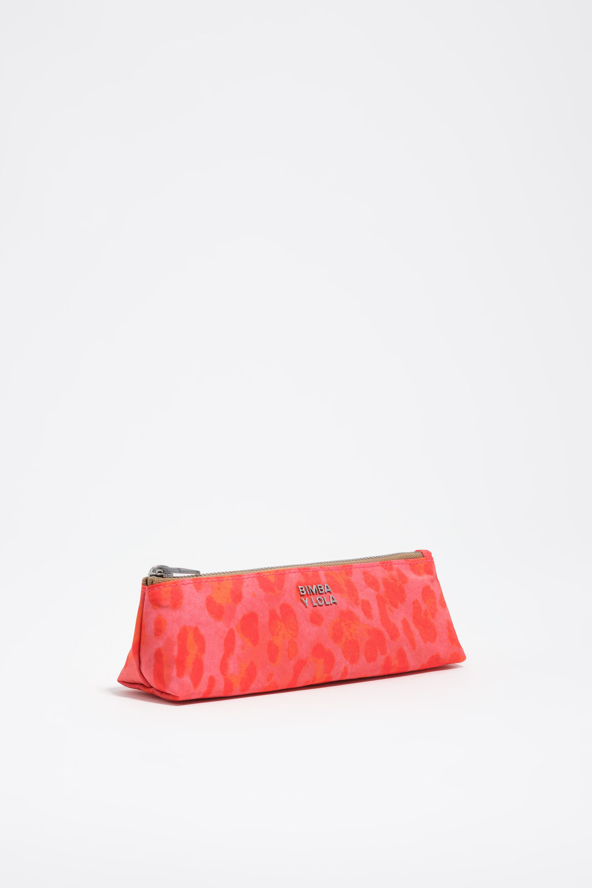 Funda de nylon con estampado de leopardo rosa