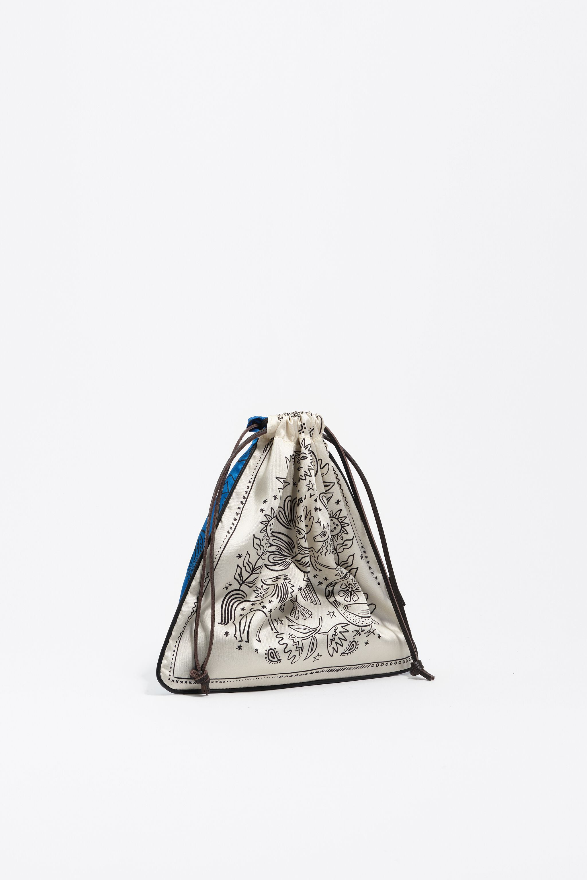 Bolsa de pañuelo esotérico marfil
