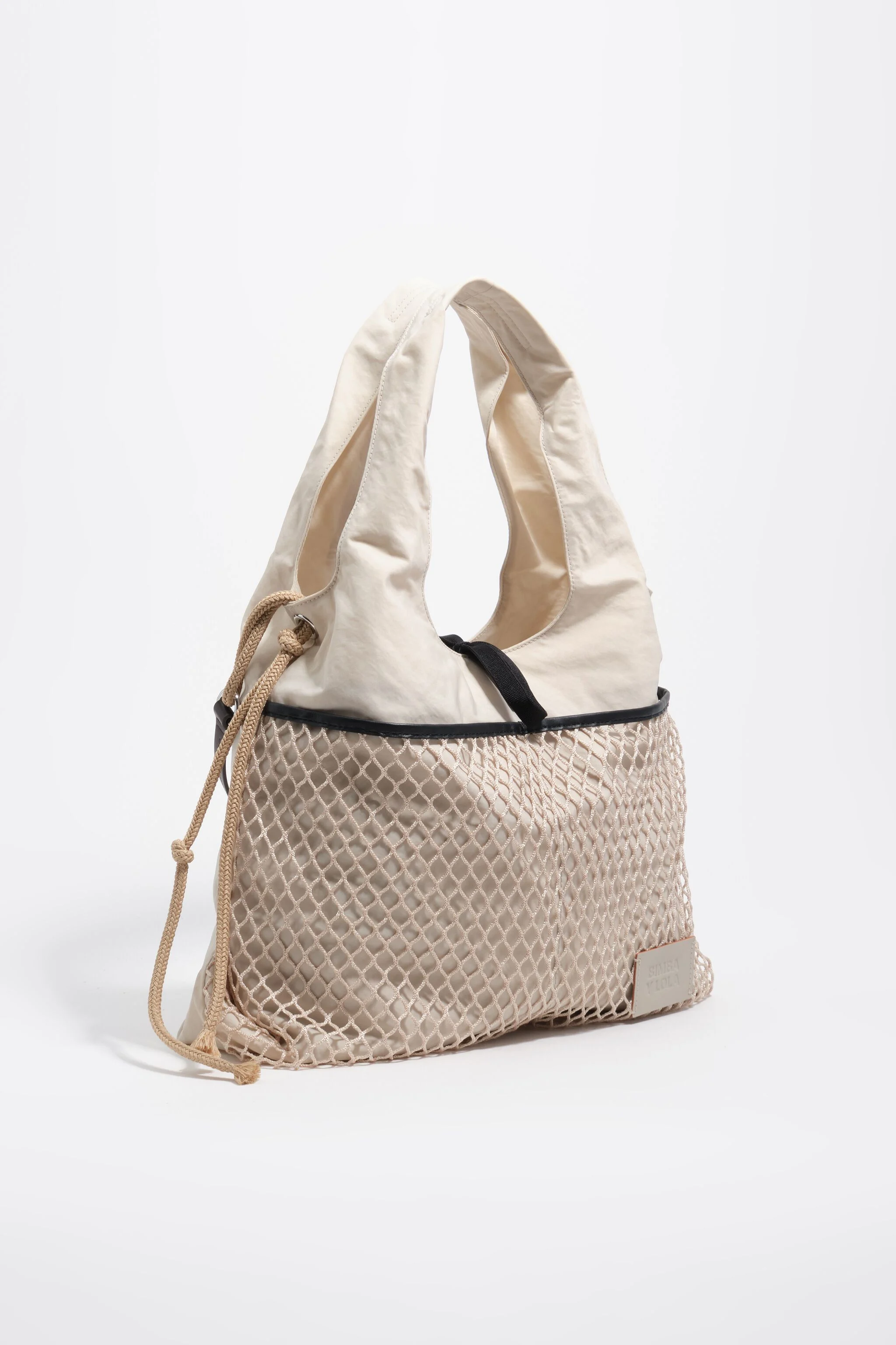 Bolsa de papel de nylon blanco de piedra grande