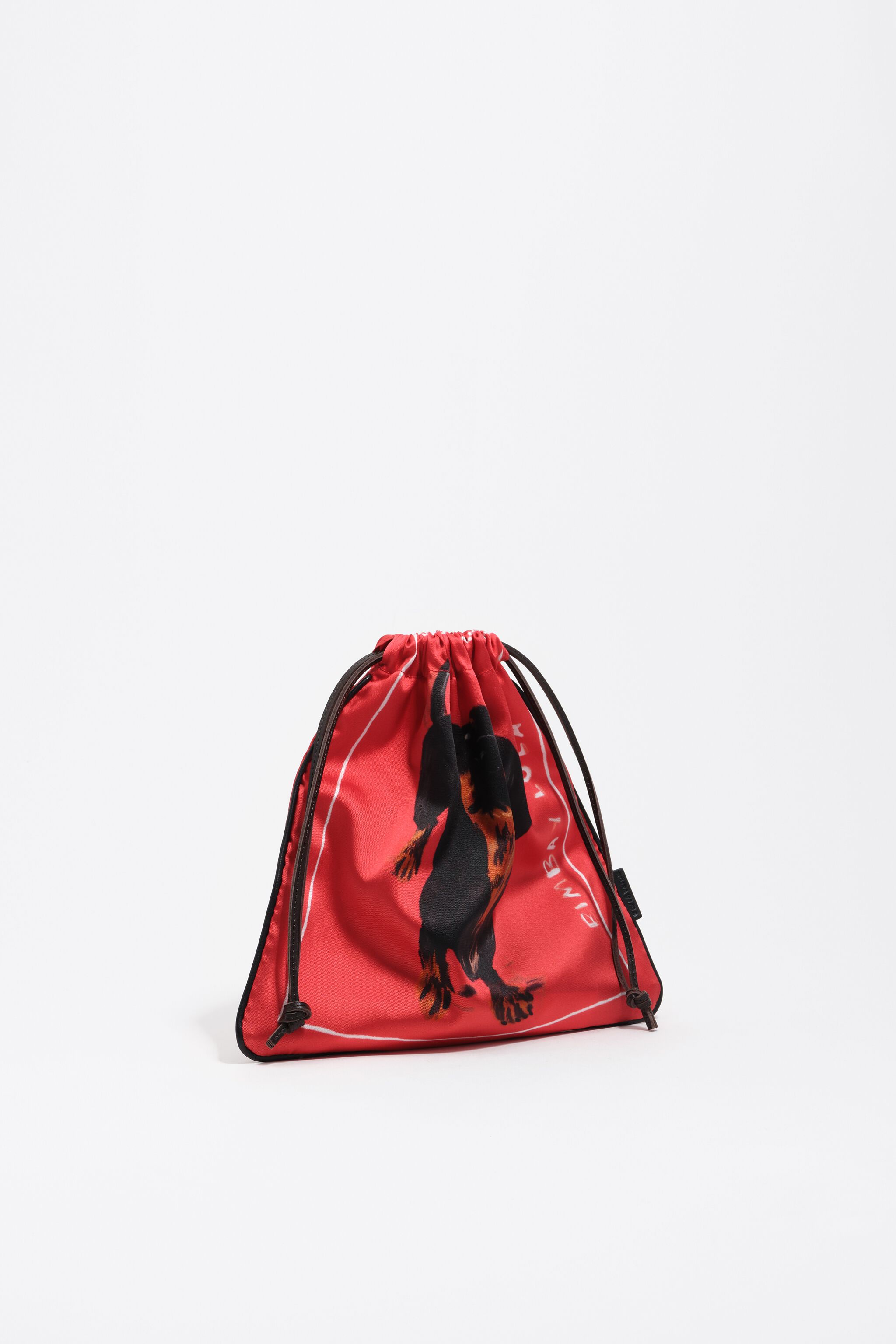 Bolsa monedero con pañuelo de perros rojos