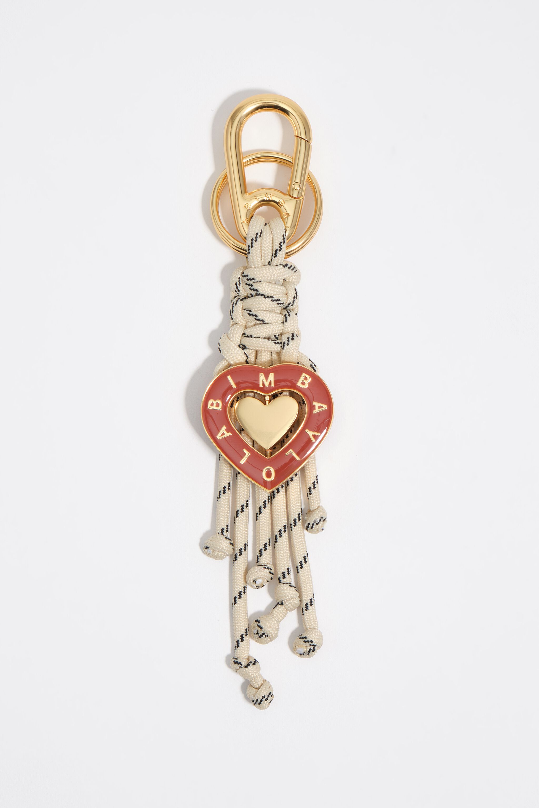 Llave de cuerda con forma de corazón ivory