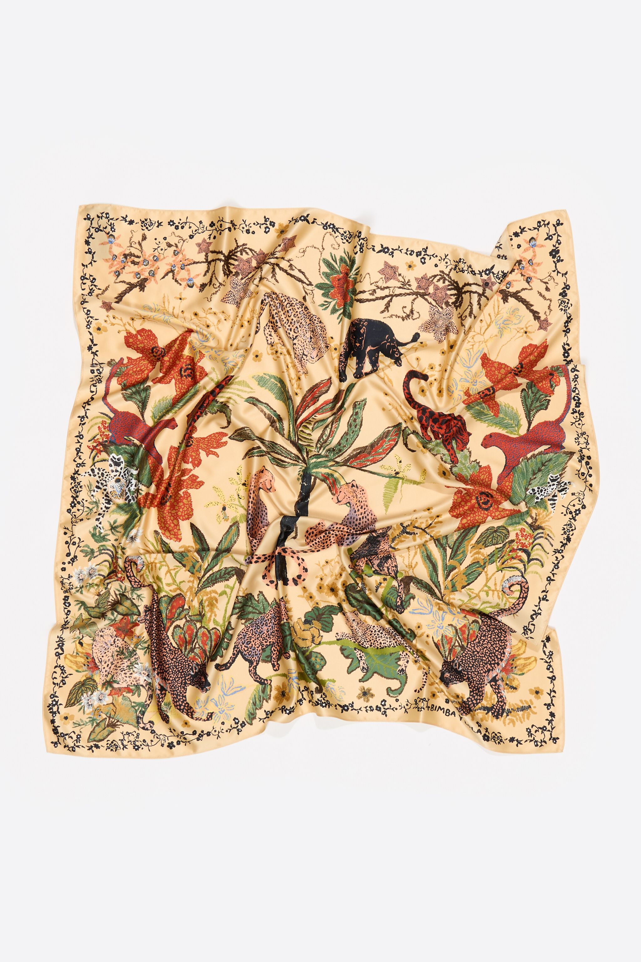Pashmina de selva de vainilla