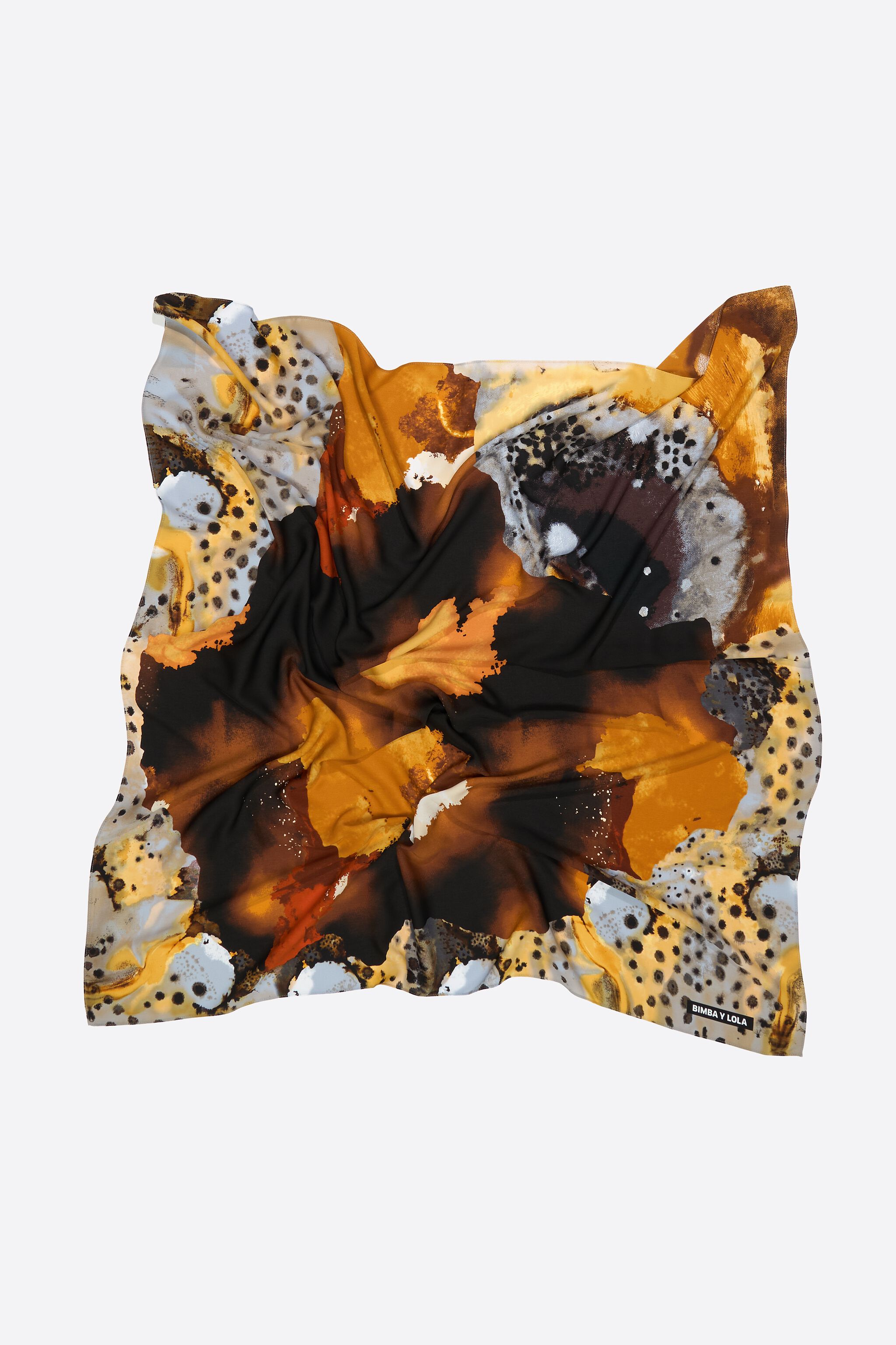Pashmina con mancha acuarela