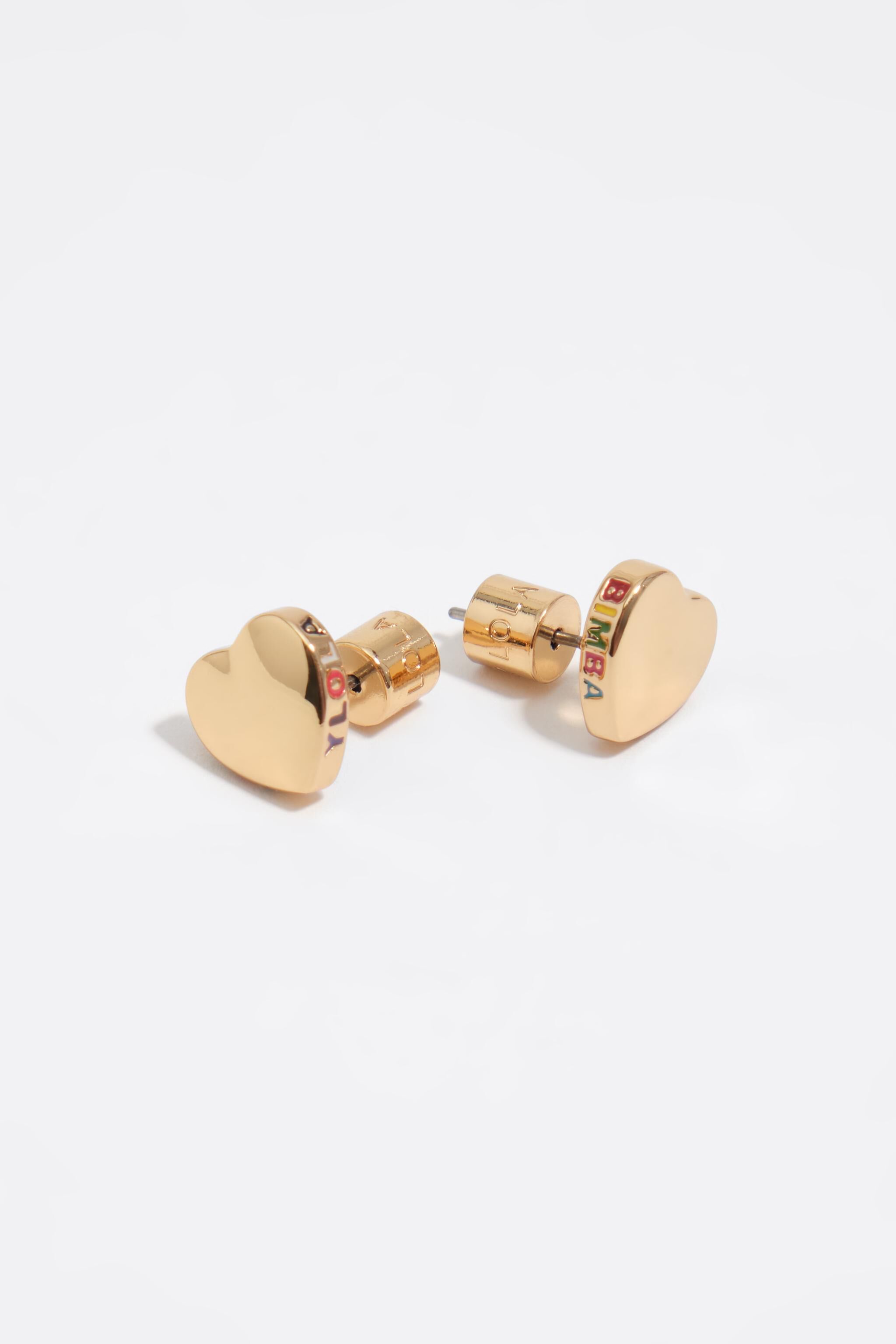 Auriculares con logo de corazón multicolor