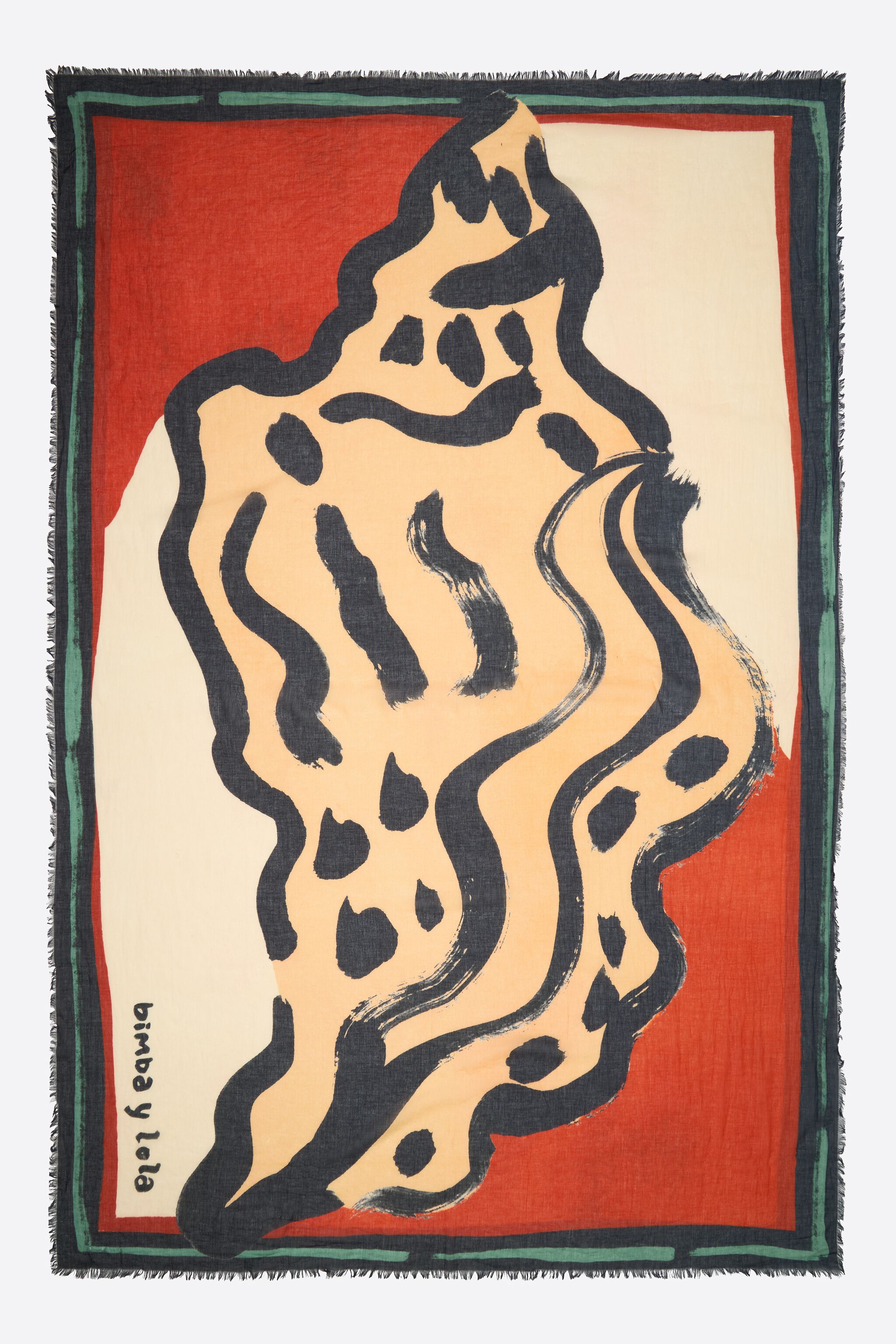 Sarong de algodón con efecto lavado
