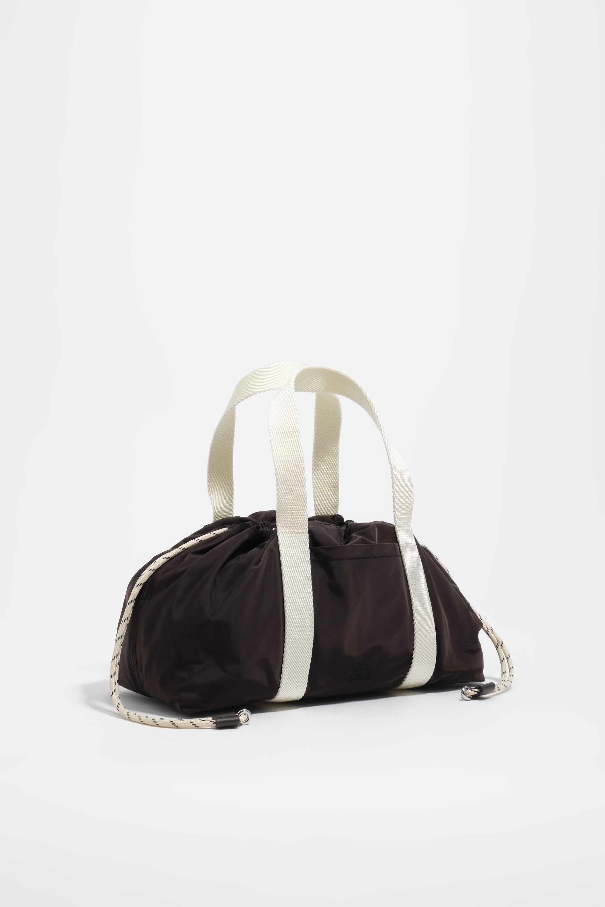 Bolso mini de nailon negro