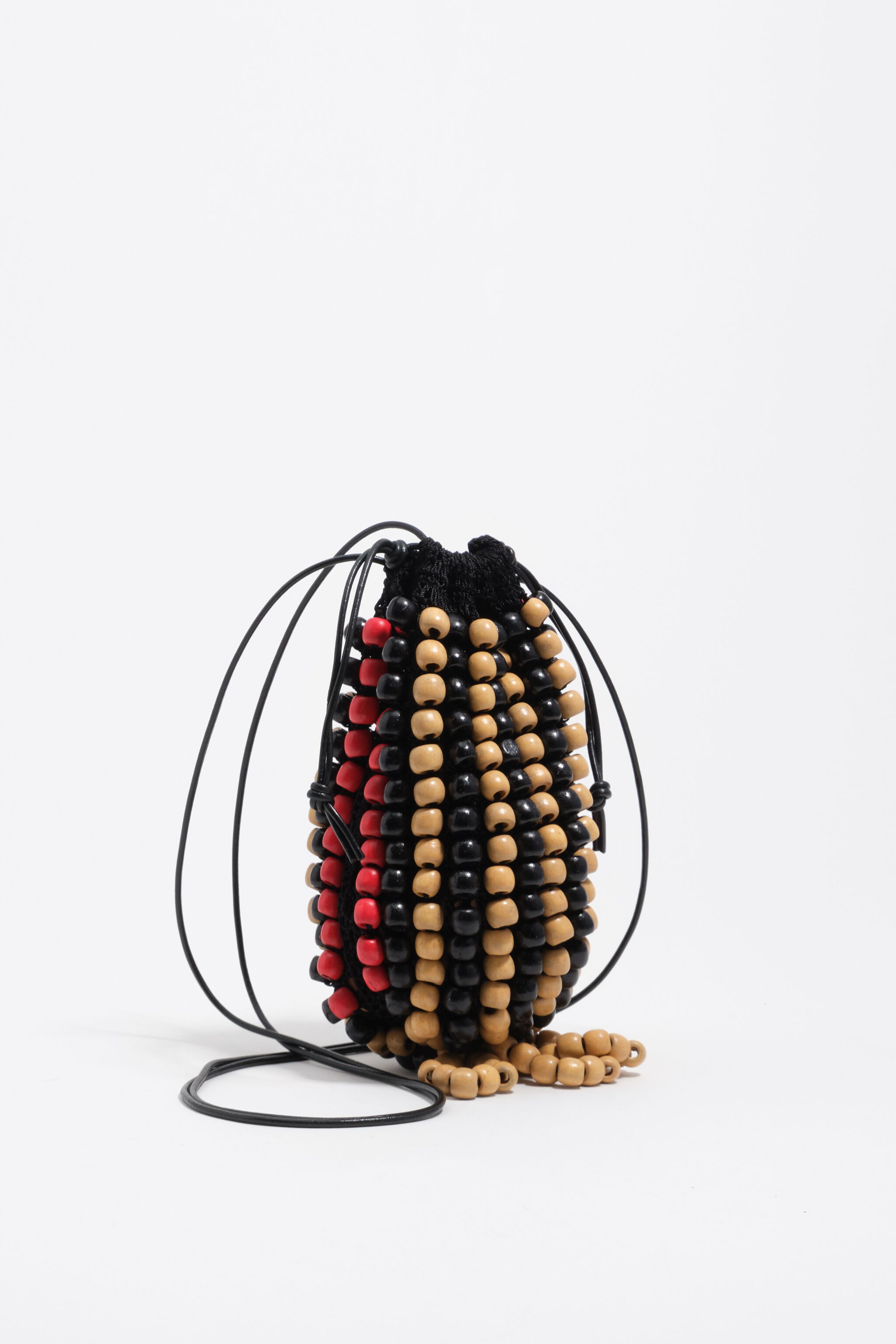 Bolso mini de encaje negro