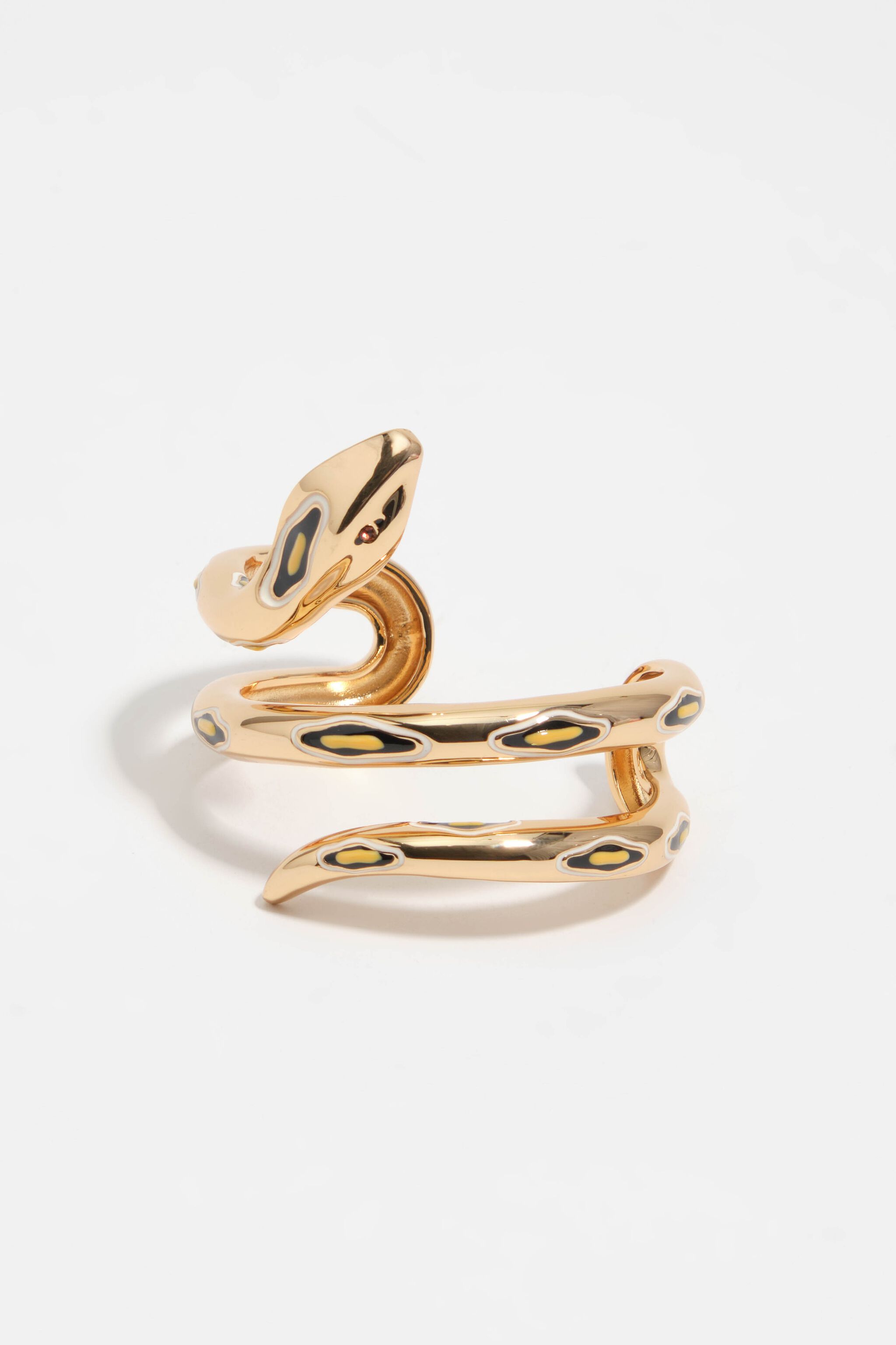 Pulsera de serpiente dorada